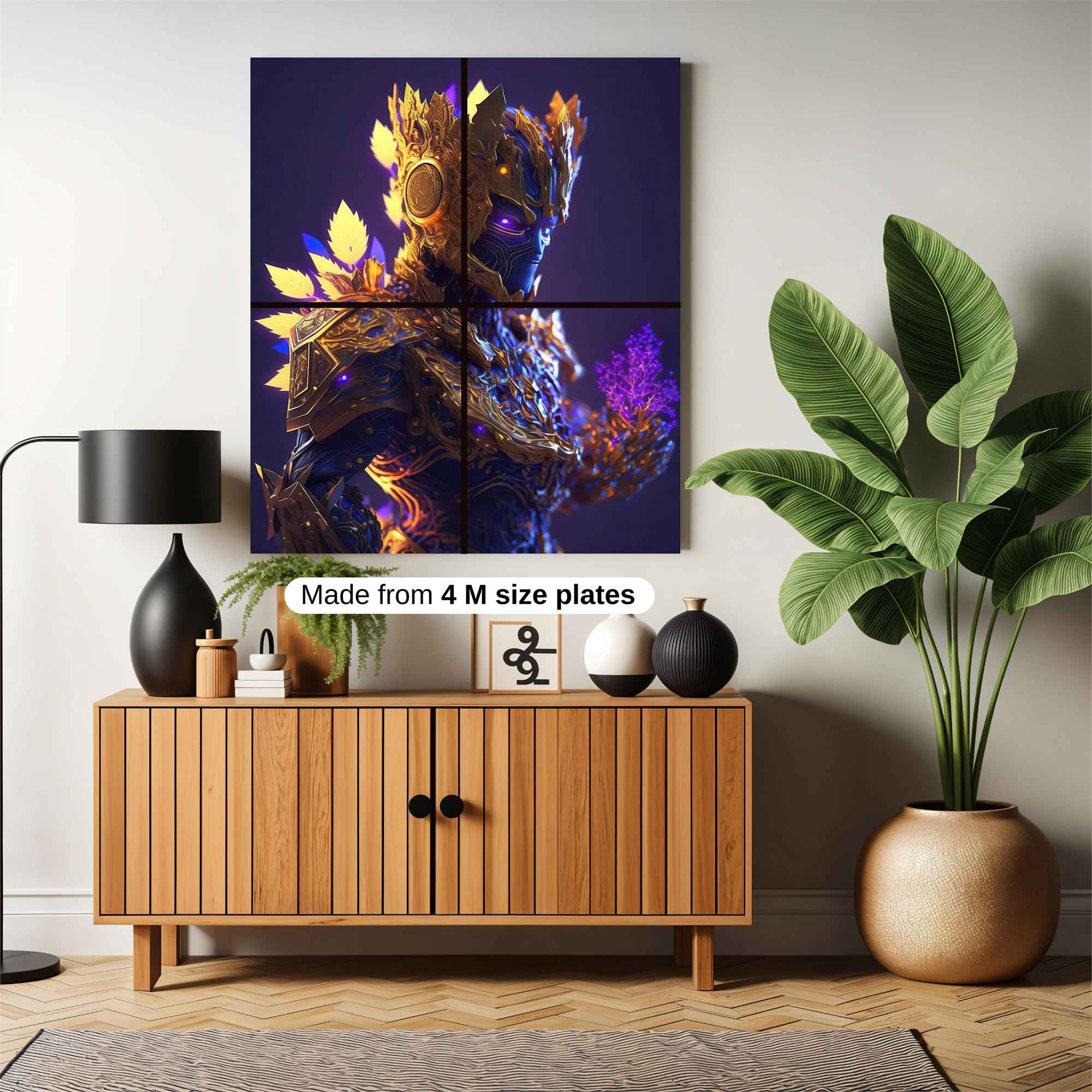 GoldenEnigma Safe Wall Magnetic / M