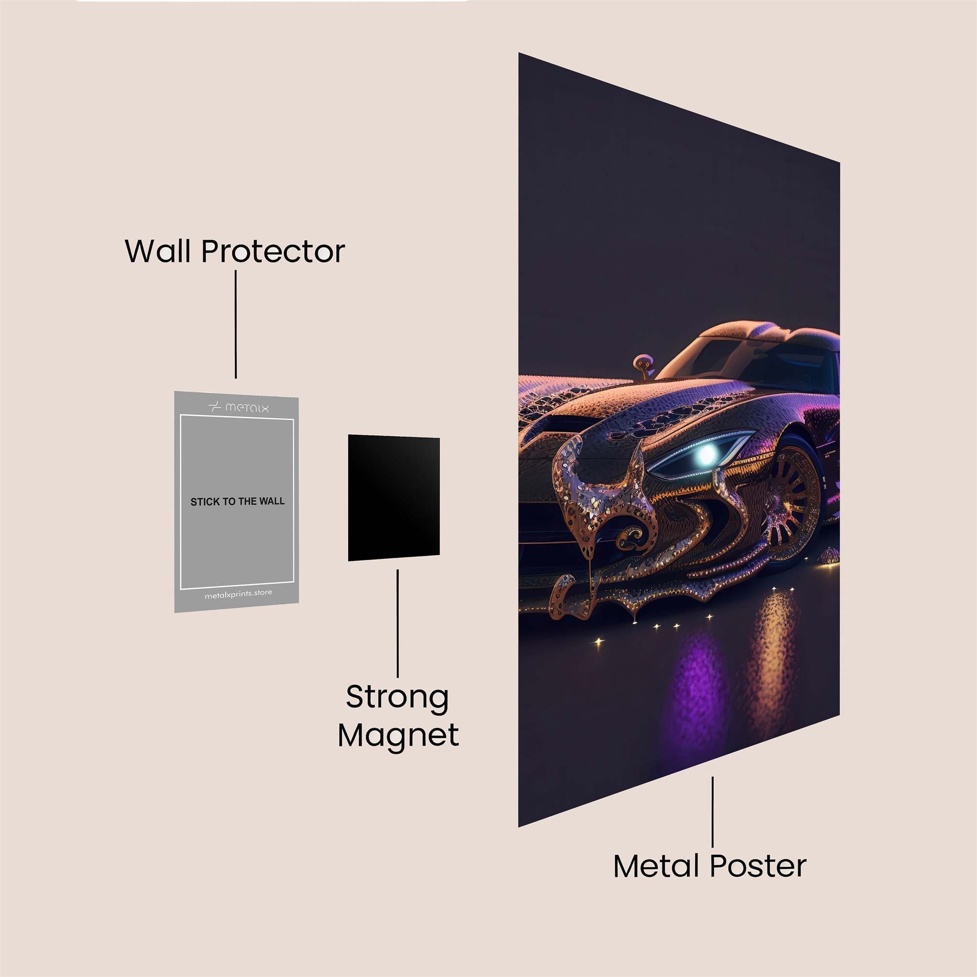 Octane Enigma Safe Wall Magnetic / M