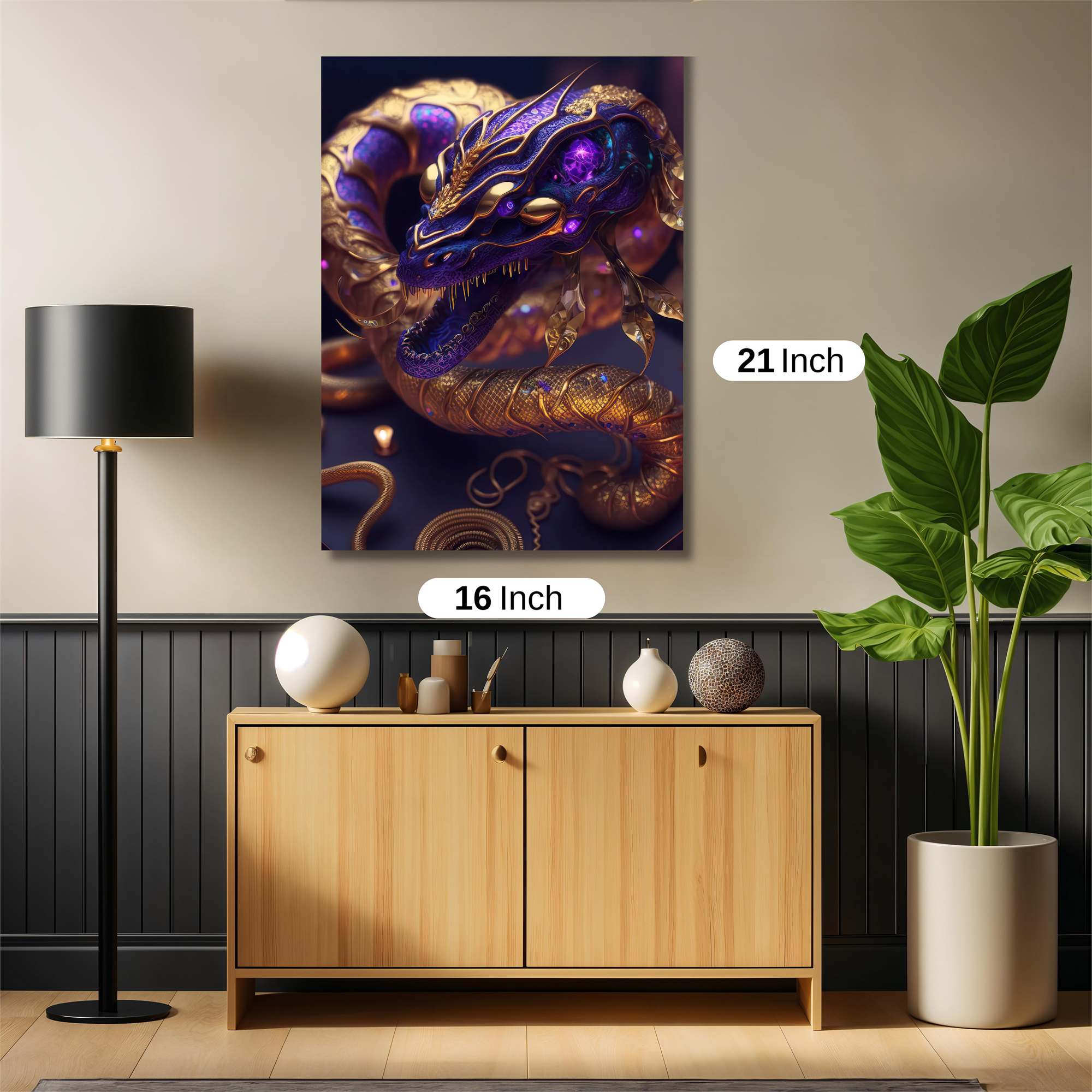 Galactic Serpent Safe Wall Magnetic / M