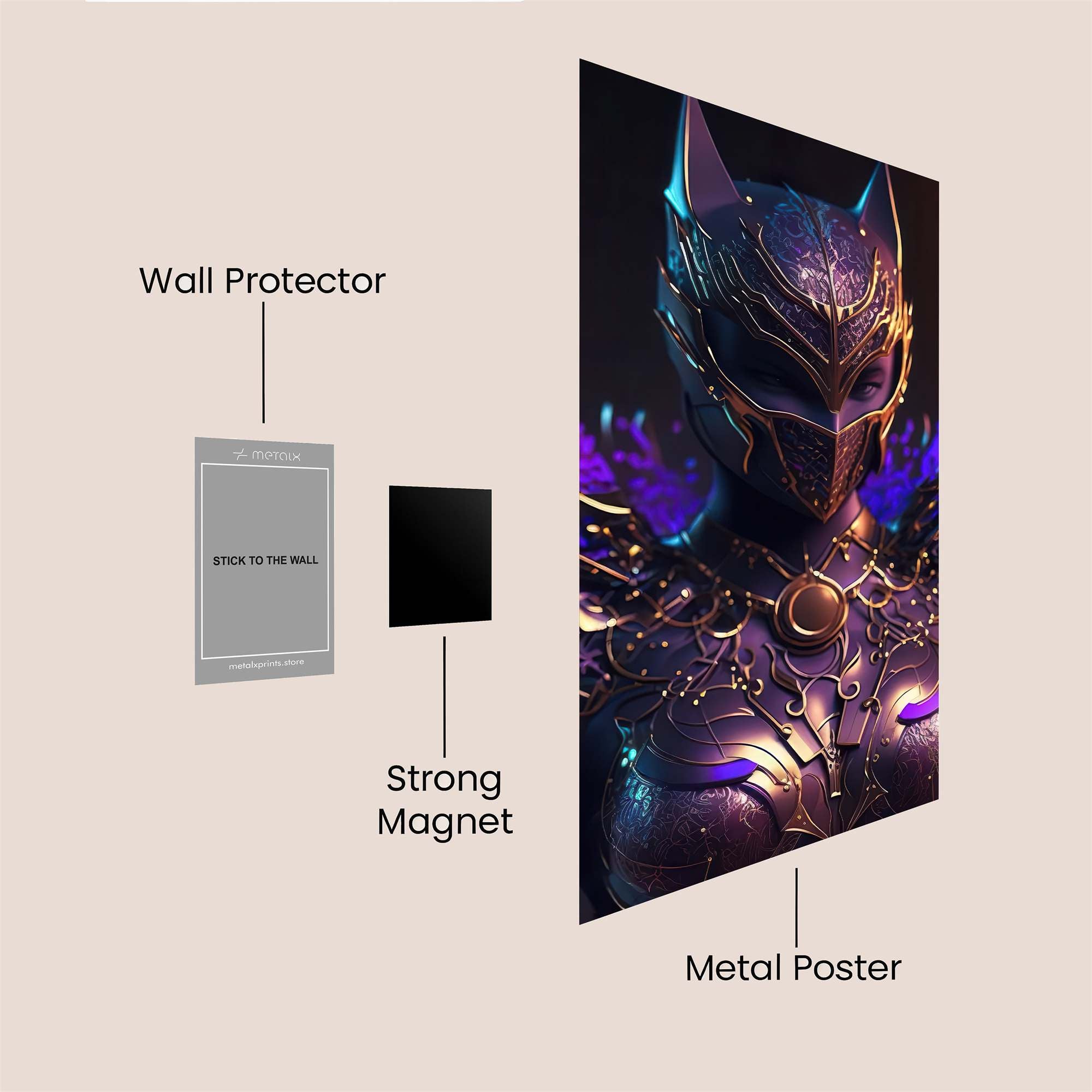 Batwing Enigma Safe Wall Magnetic / M