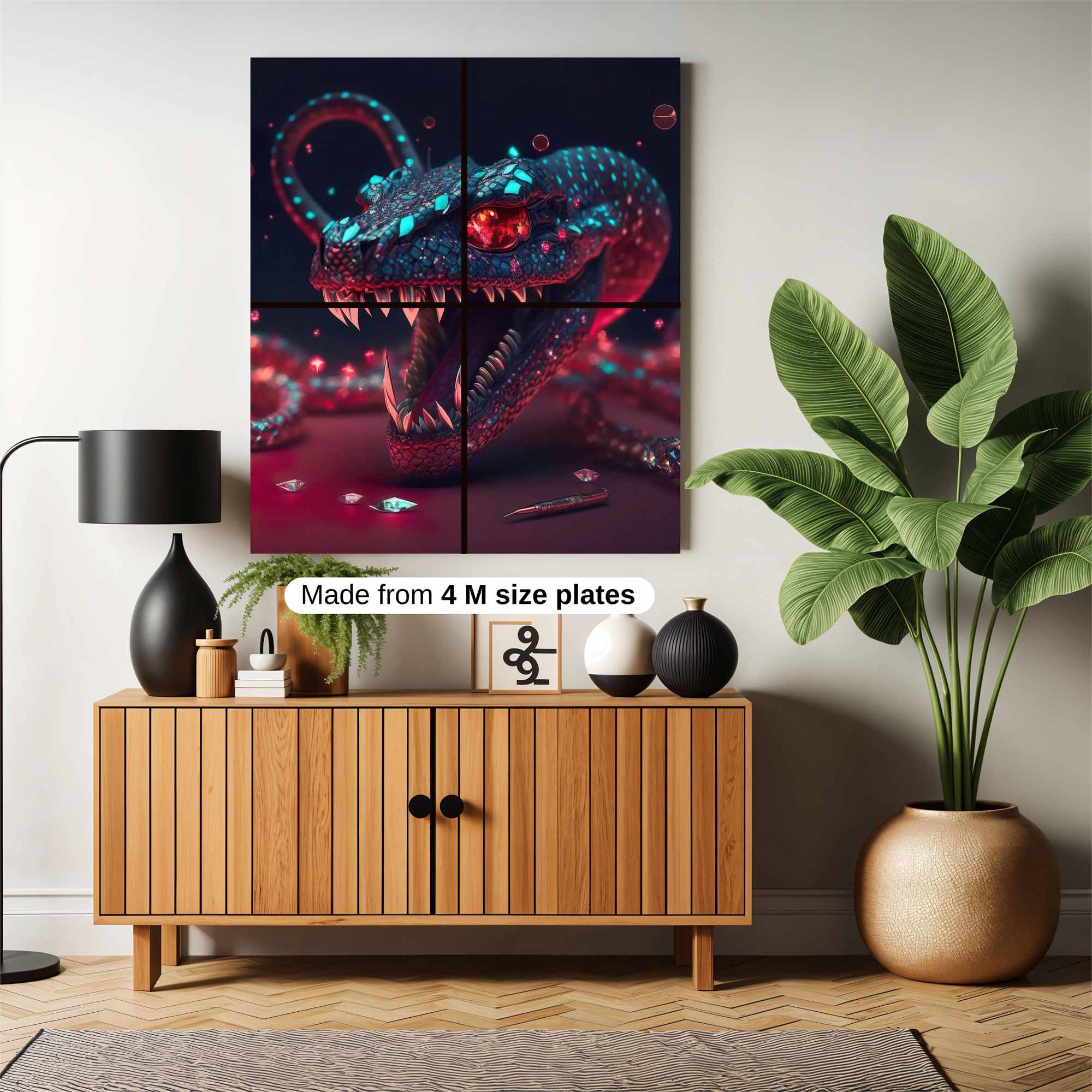 Serpentine Menace Safe Wall Magnetic / M