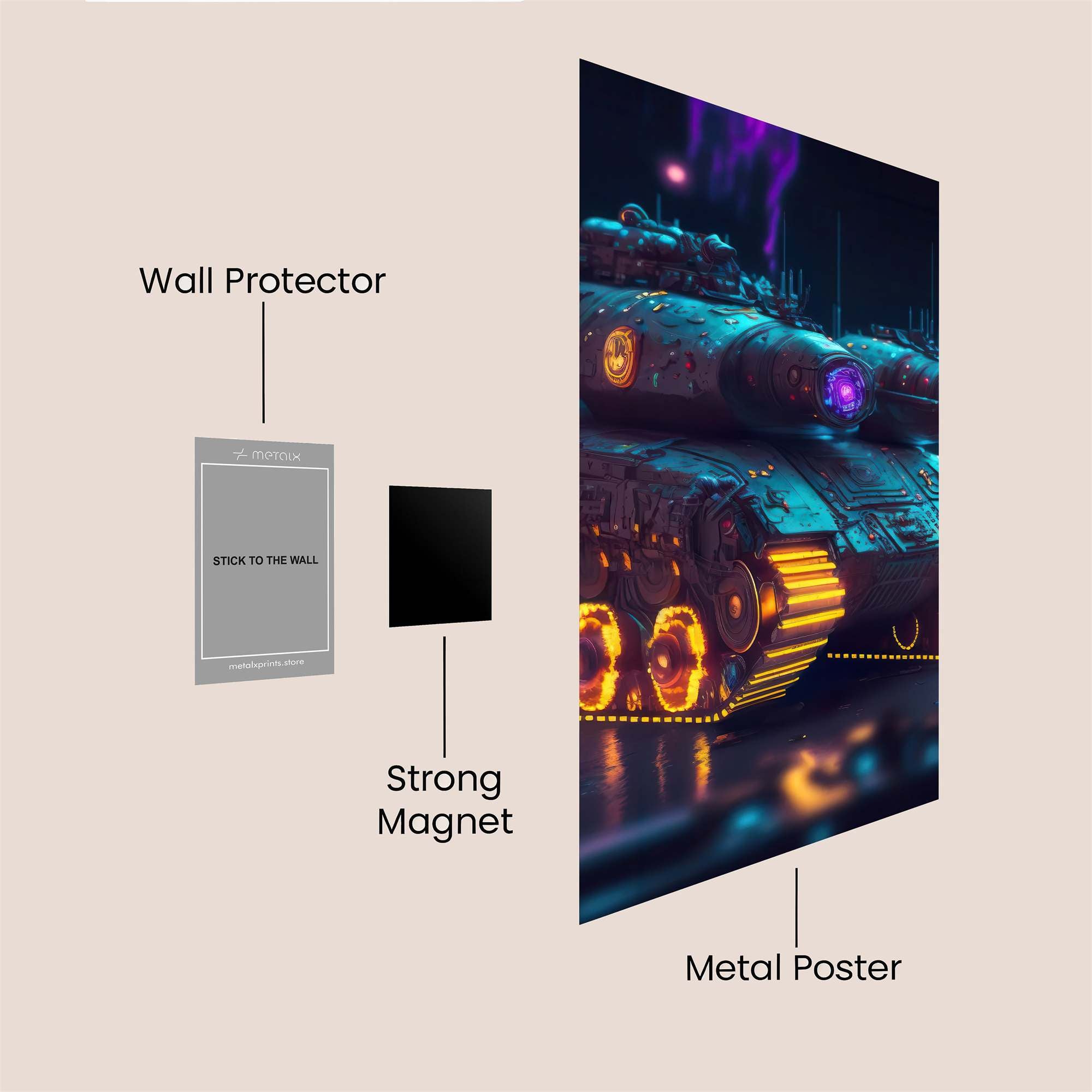 NeonBeast Safe Wall Magnetic / M