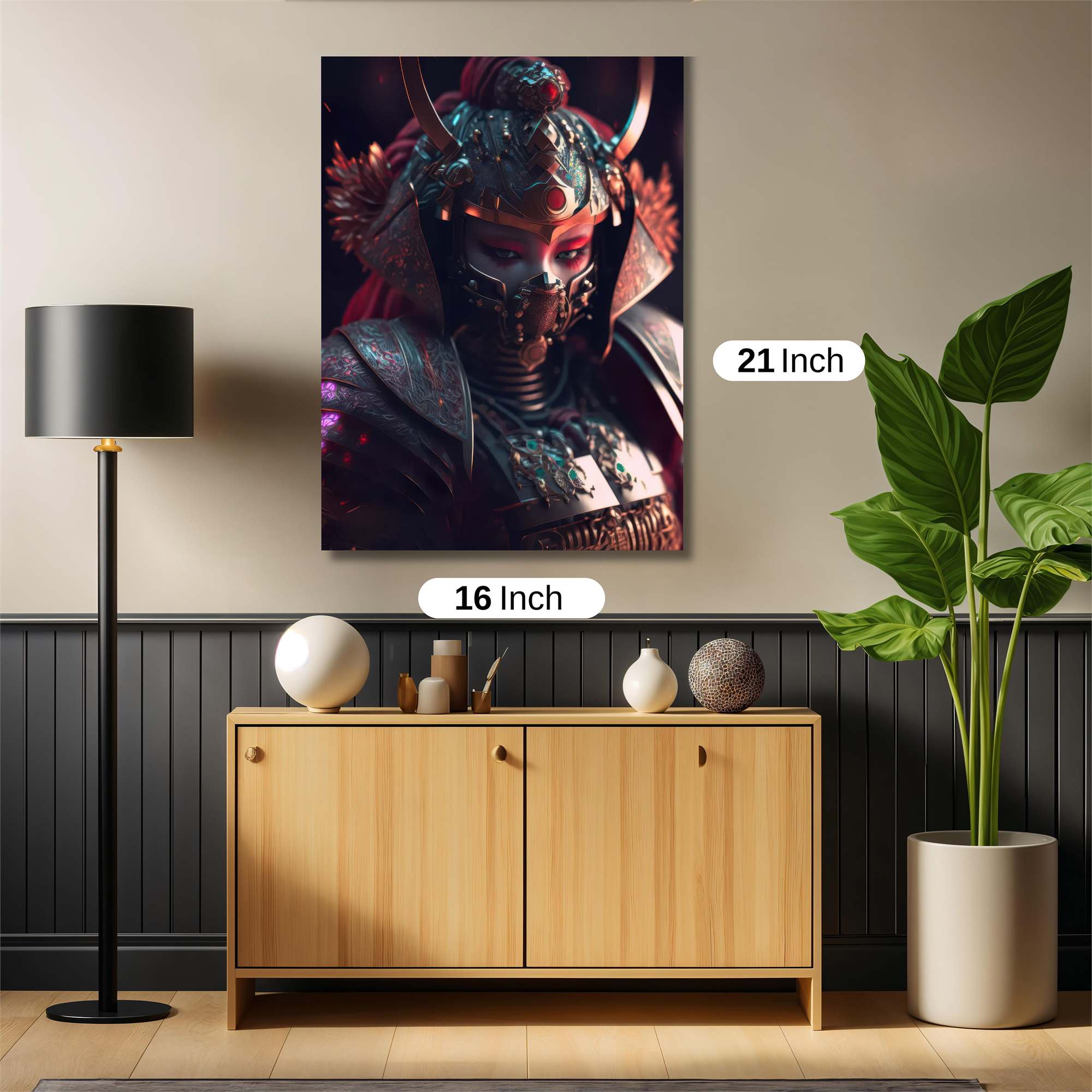 Samurai Enigma Safe Wall Magnetic / M