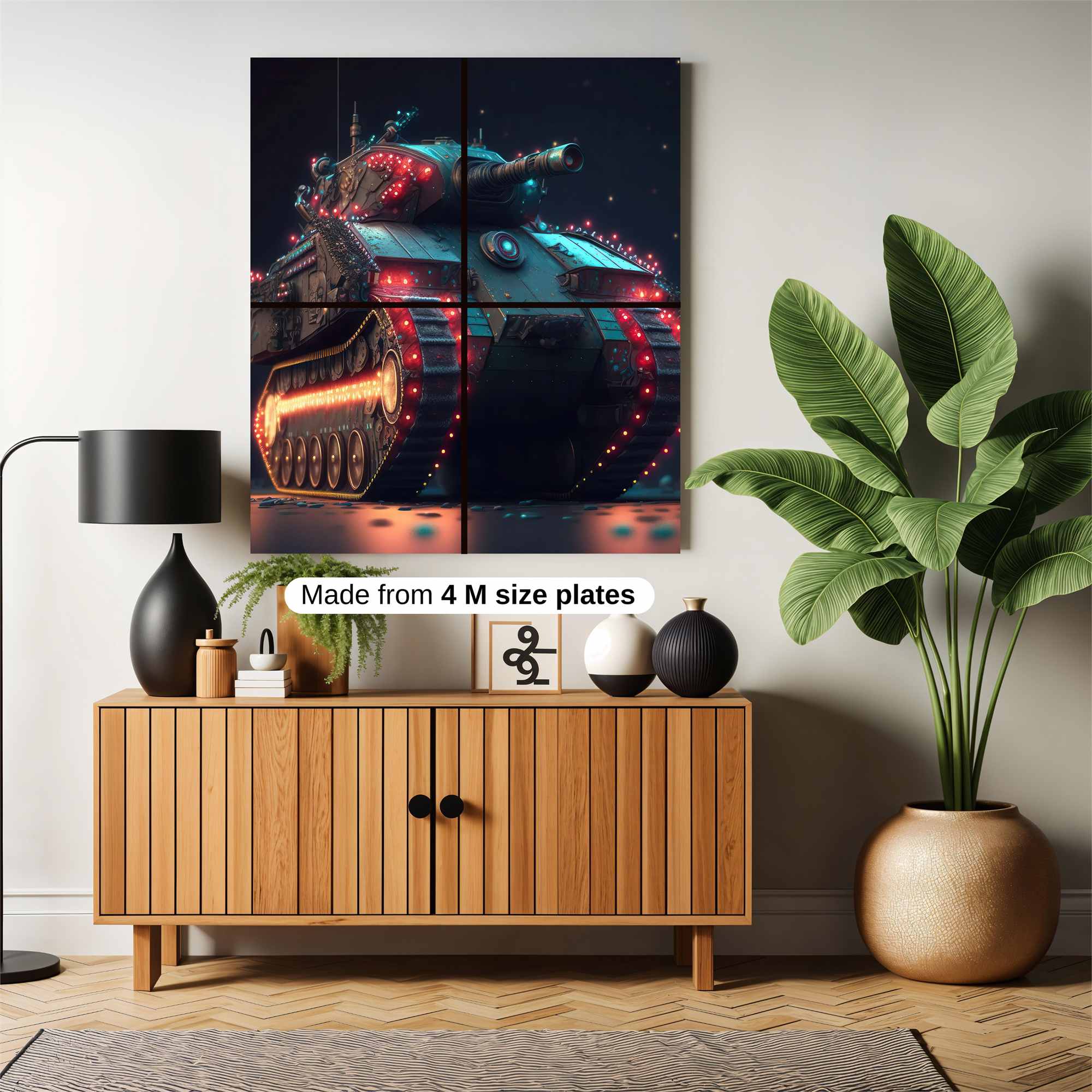 Tank Festive Safe Wall Magnetic / M