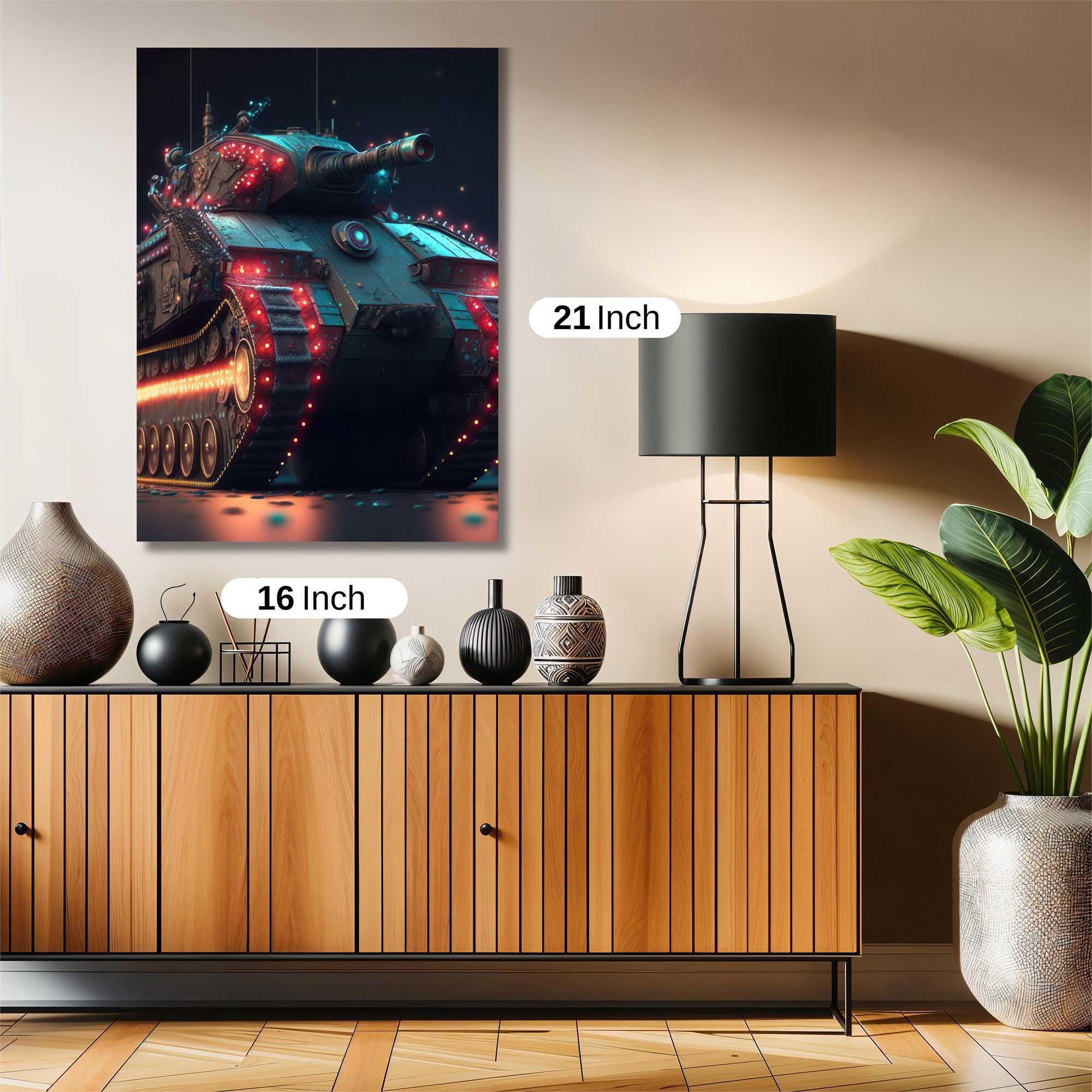 Tank Festive Safe Wall Magnetic / M