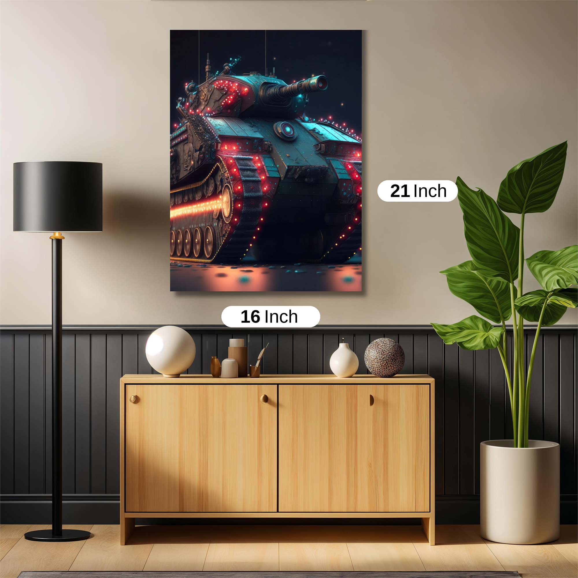 Tank Festive Safe Wall Magnetic / M