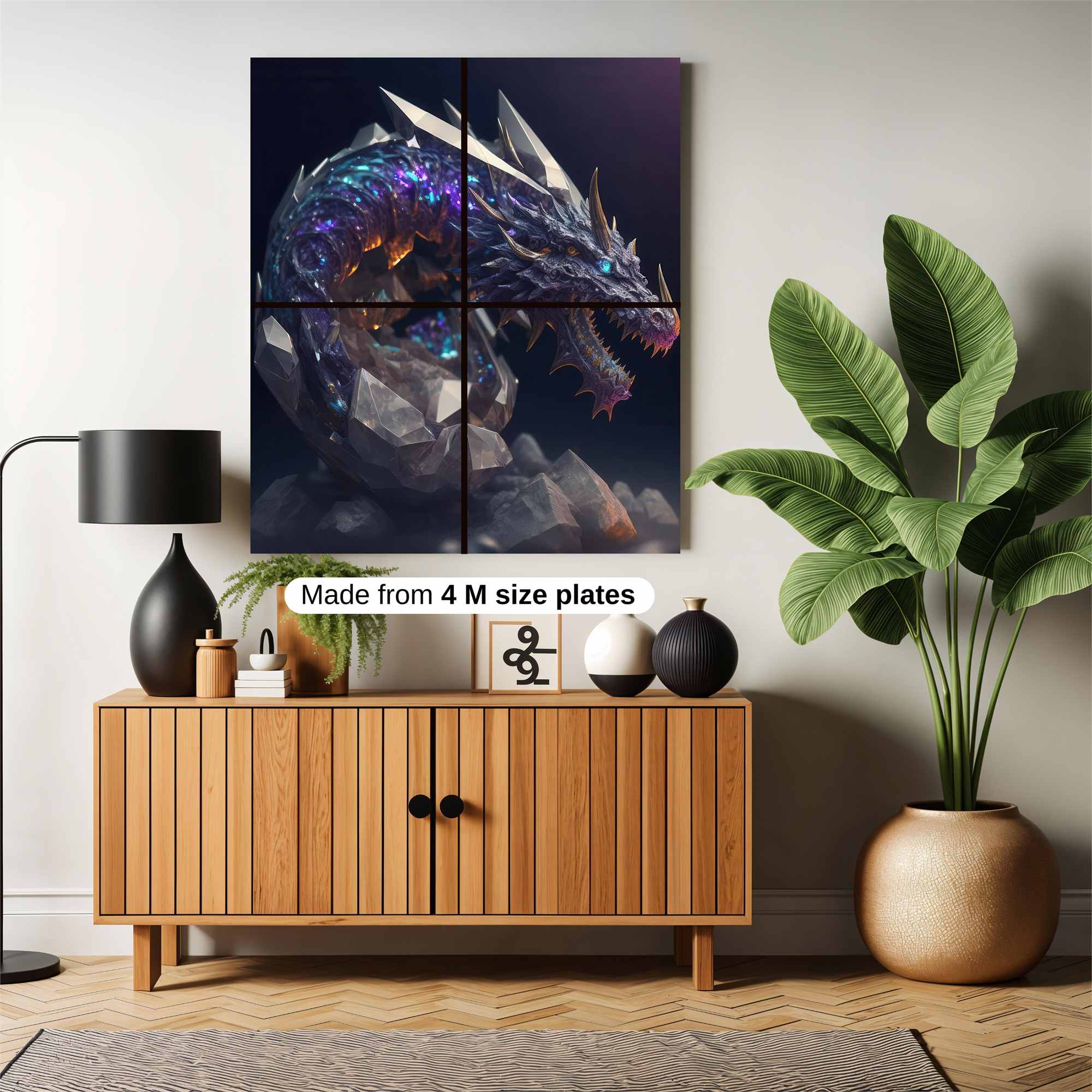 Crystal Fury Safe Wall Magnetic / M