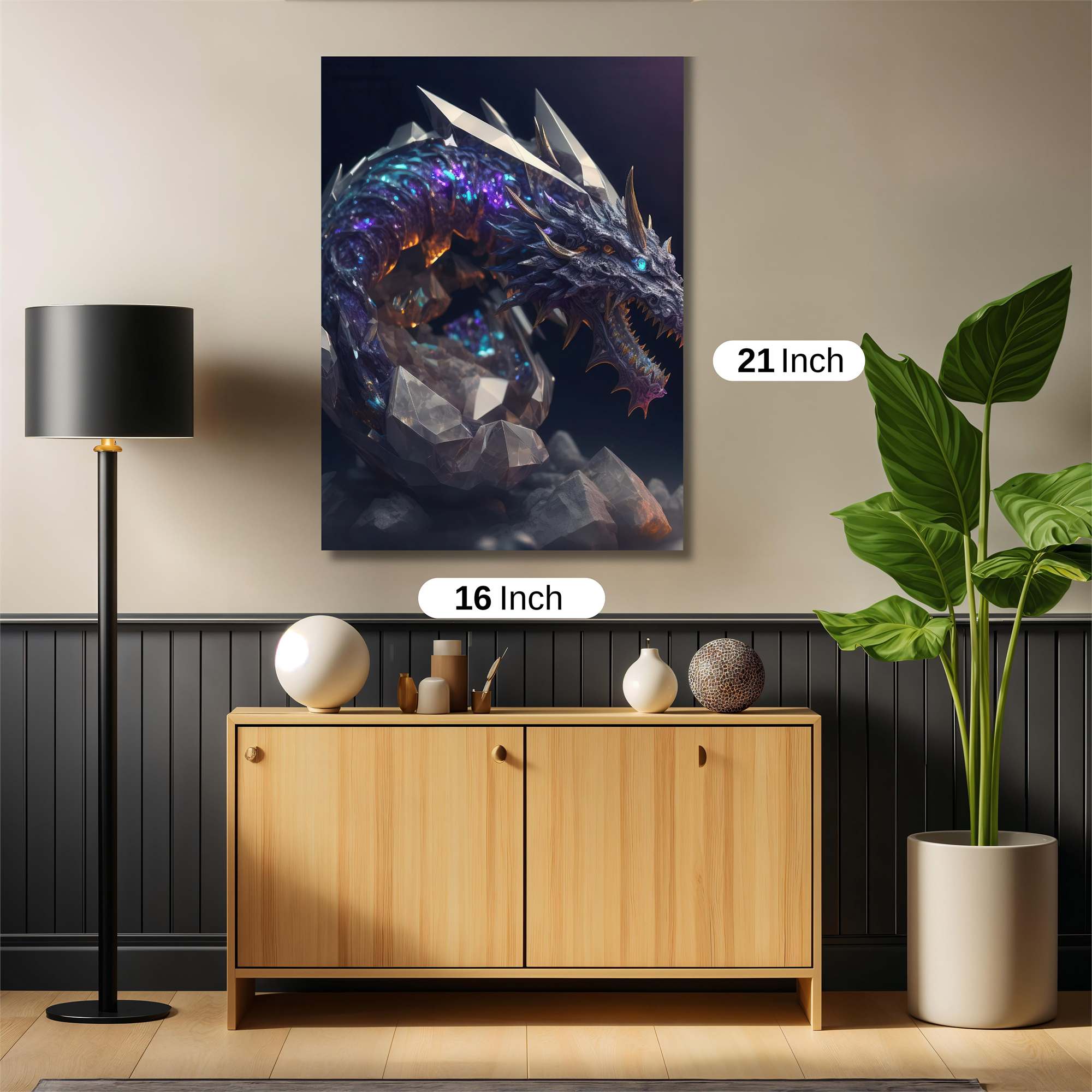 Crystal Fury Safe Wall Magnetic / M