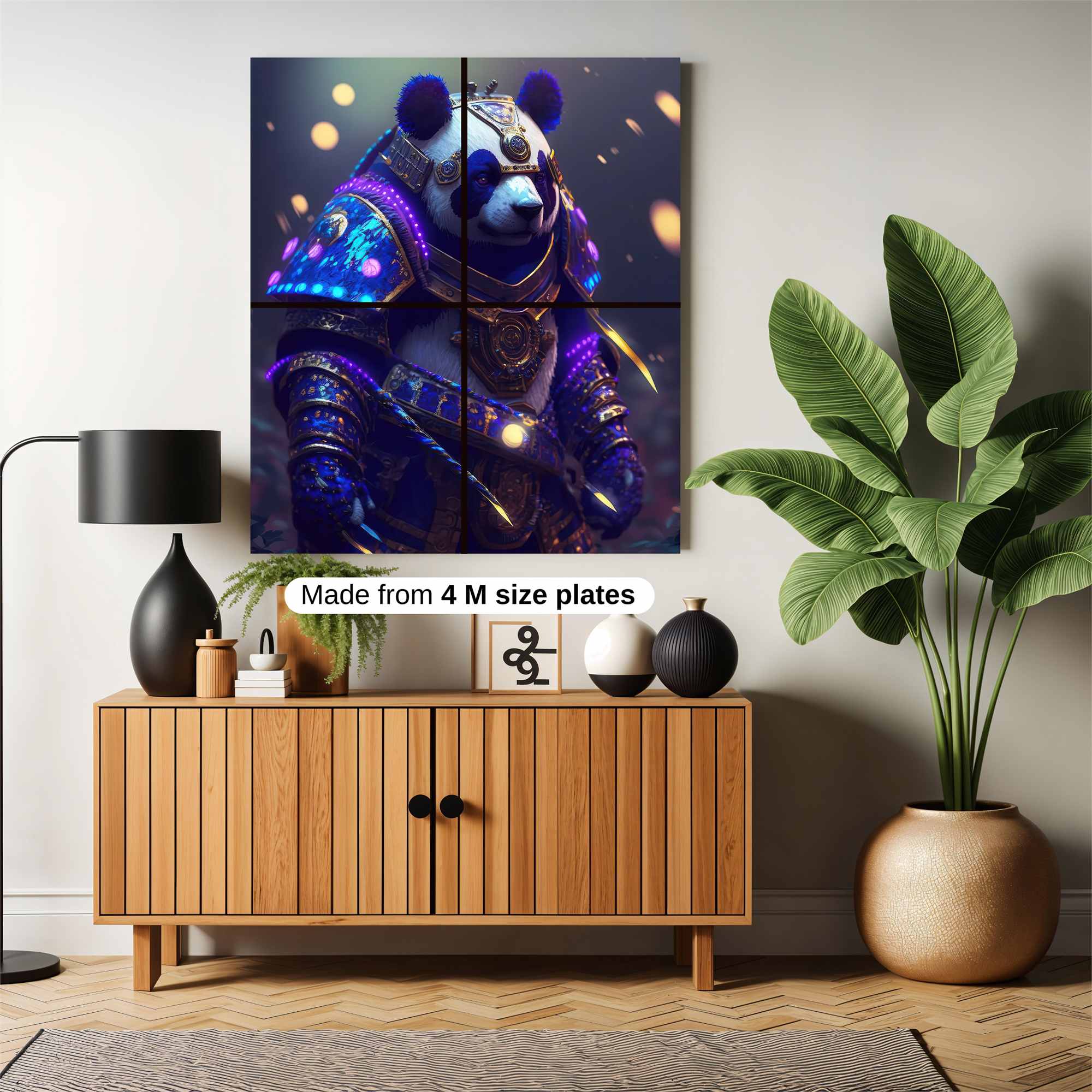 Panda Pharaoh Safe Wall Magnetic / M