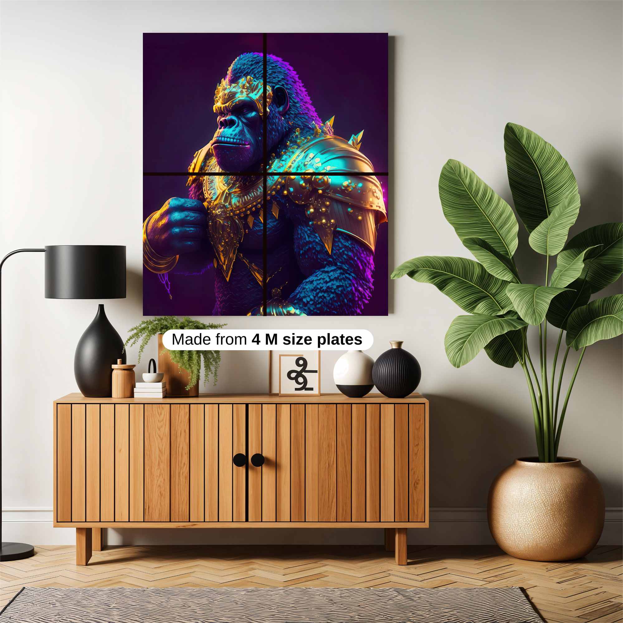 Gorilla Royalty Safe Wall Magnetic / M
