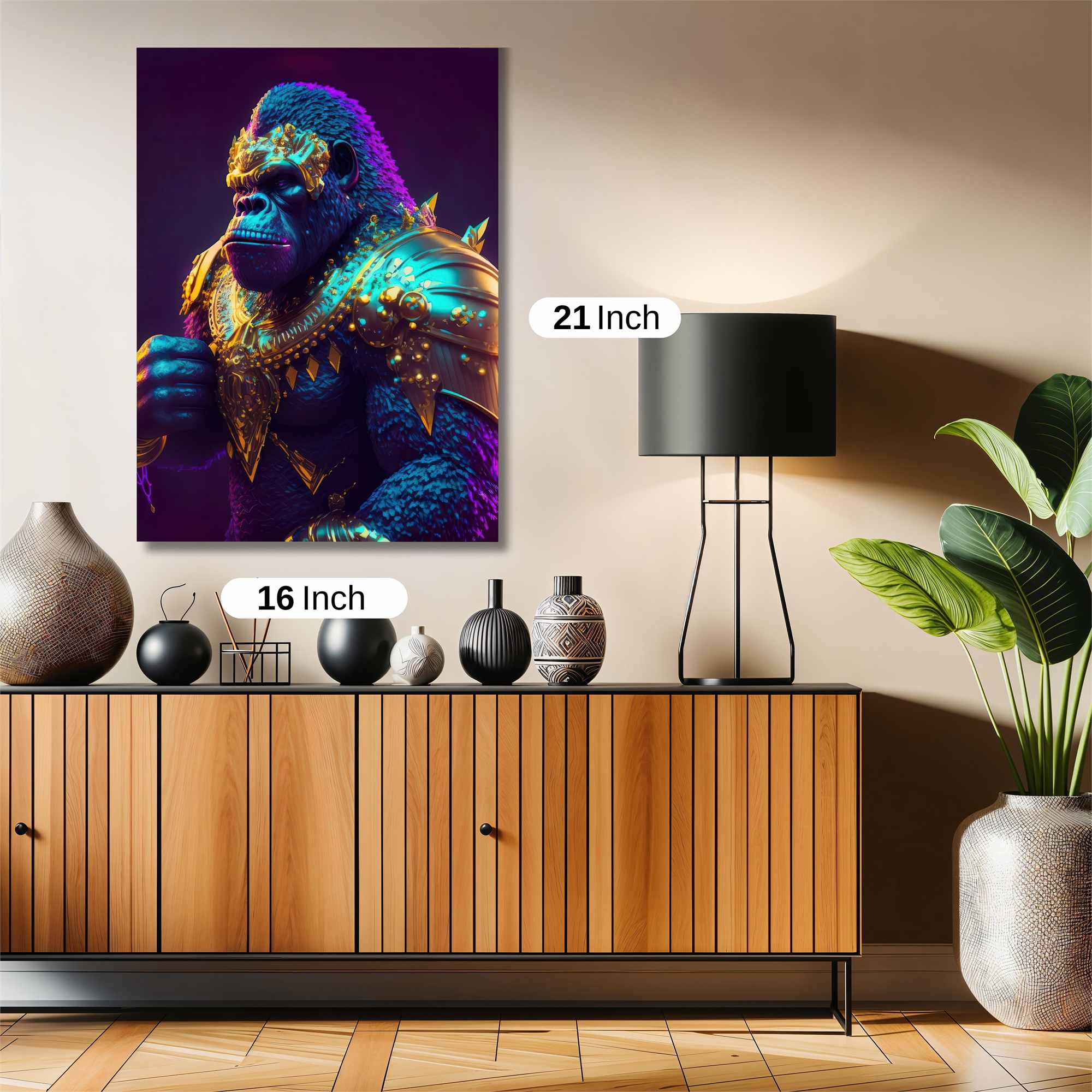 Gorilla Royalty Safe Wall Magnetic / M