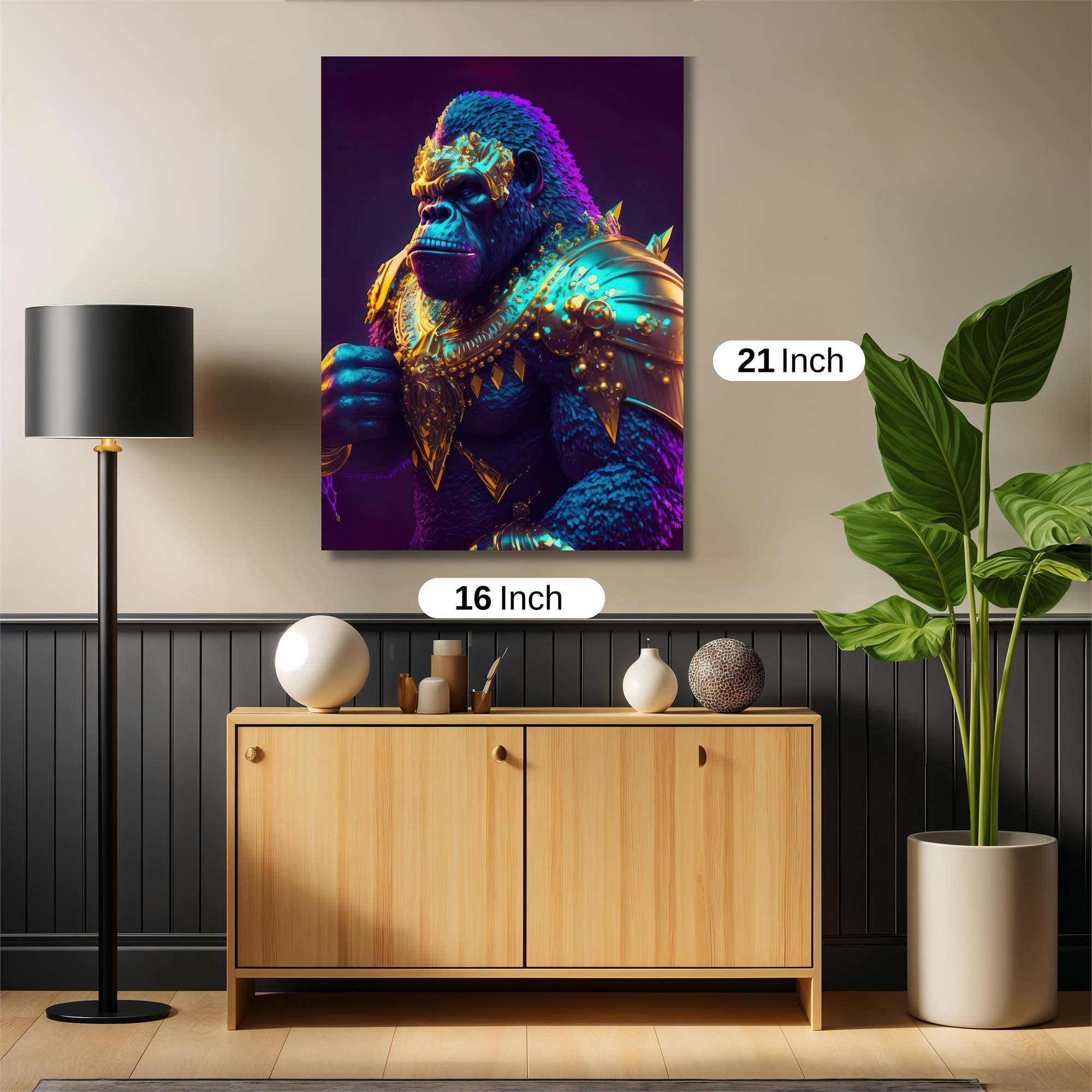 Gorilla Royalty Safe Wall Magnetic / M