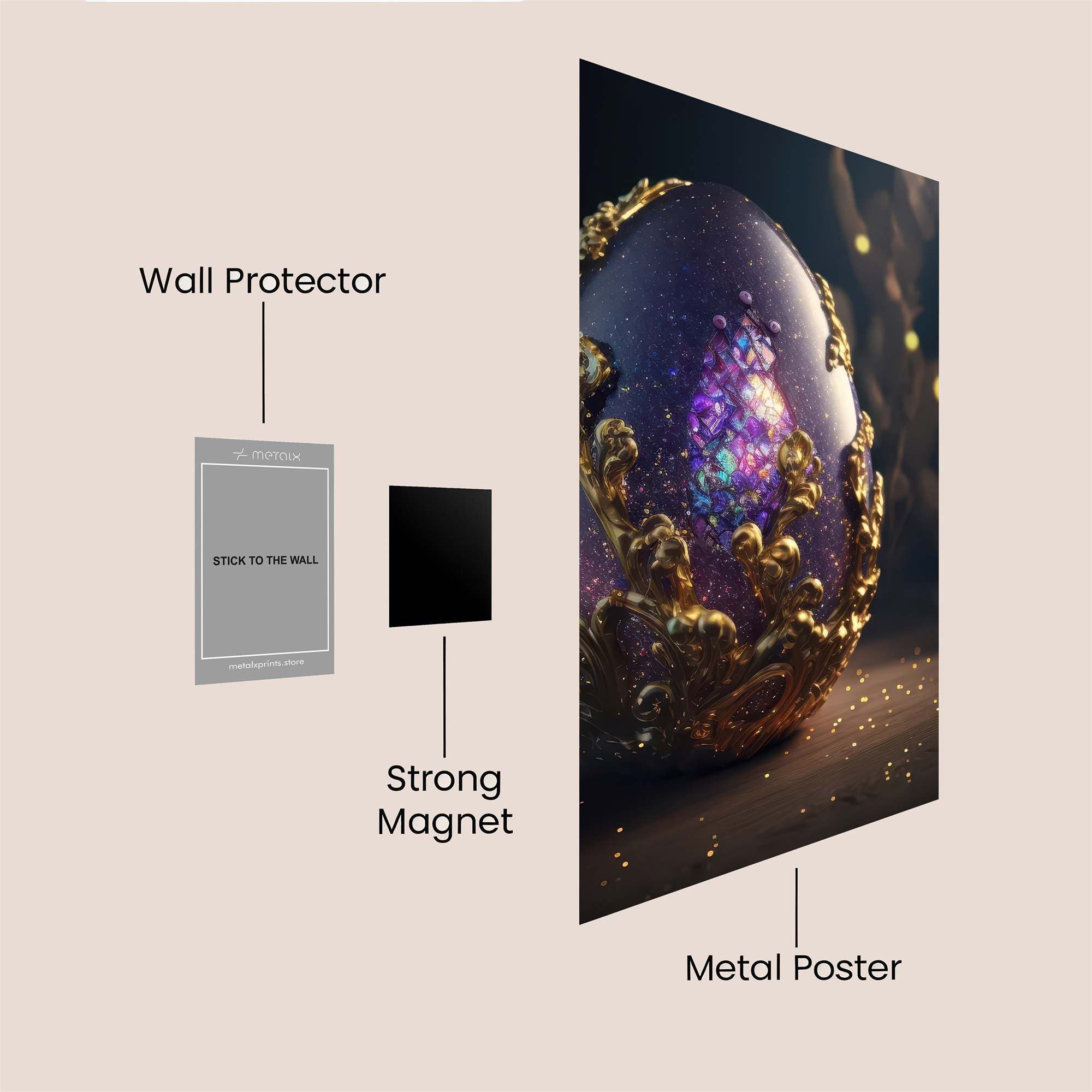 Mystic Enchantment Safe Wall Magnetic / M