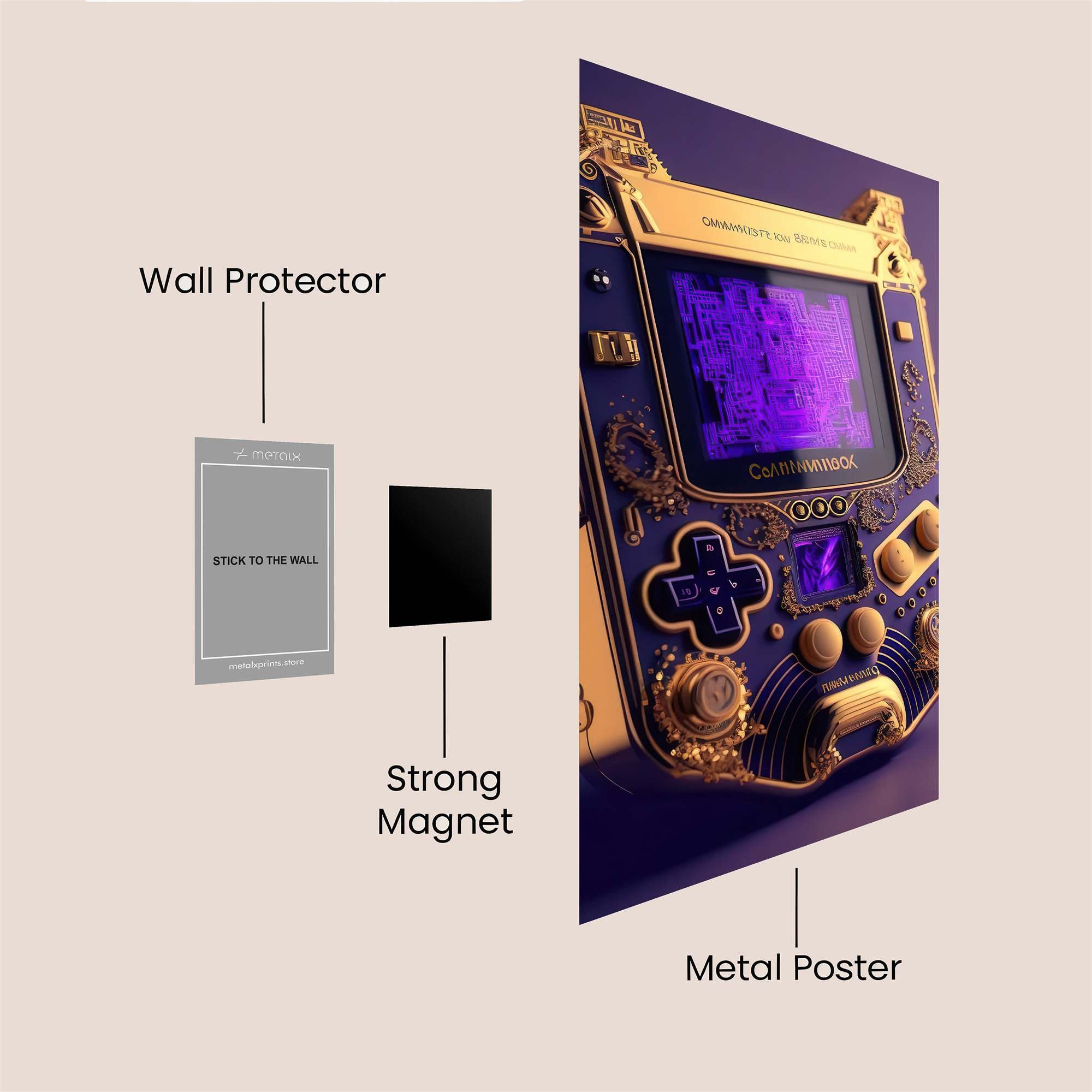 Gameboy Regal Safe Wall Magnetic / M