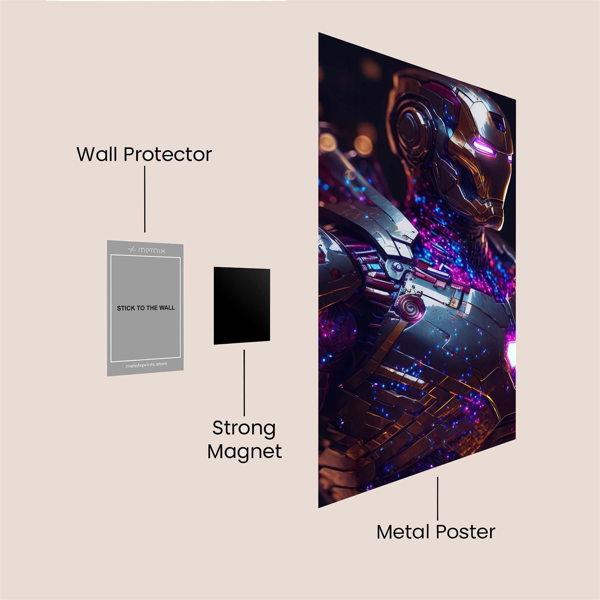 Iron Mystic Safe Wall Magnetic / M