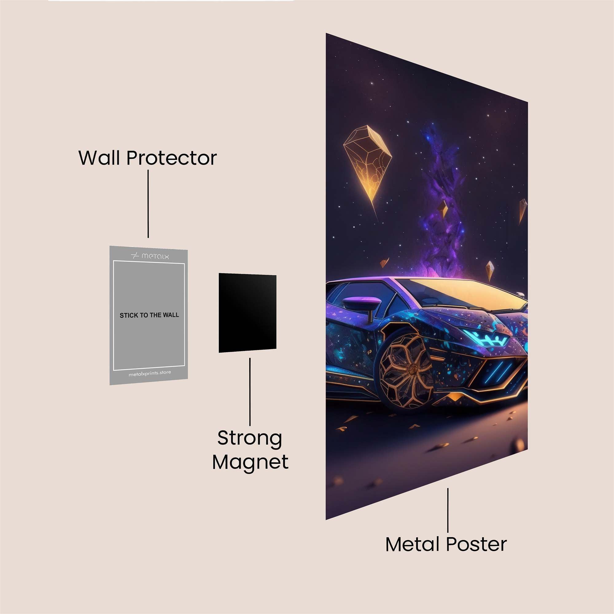 Lamborghini Cosmic Safe Wall Magnetic / M