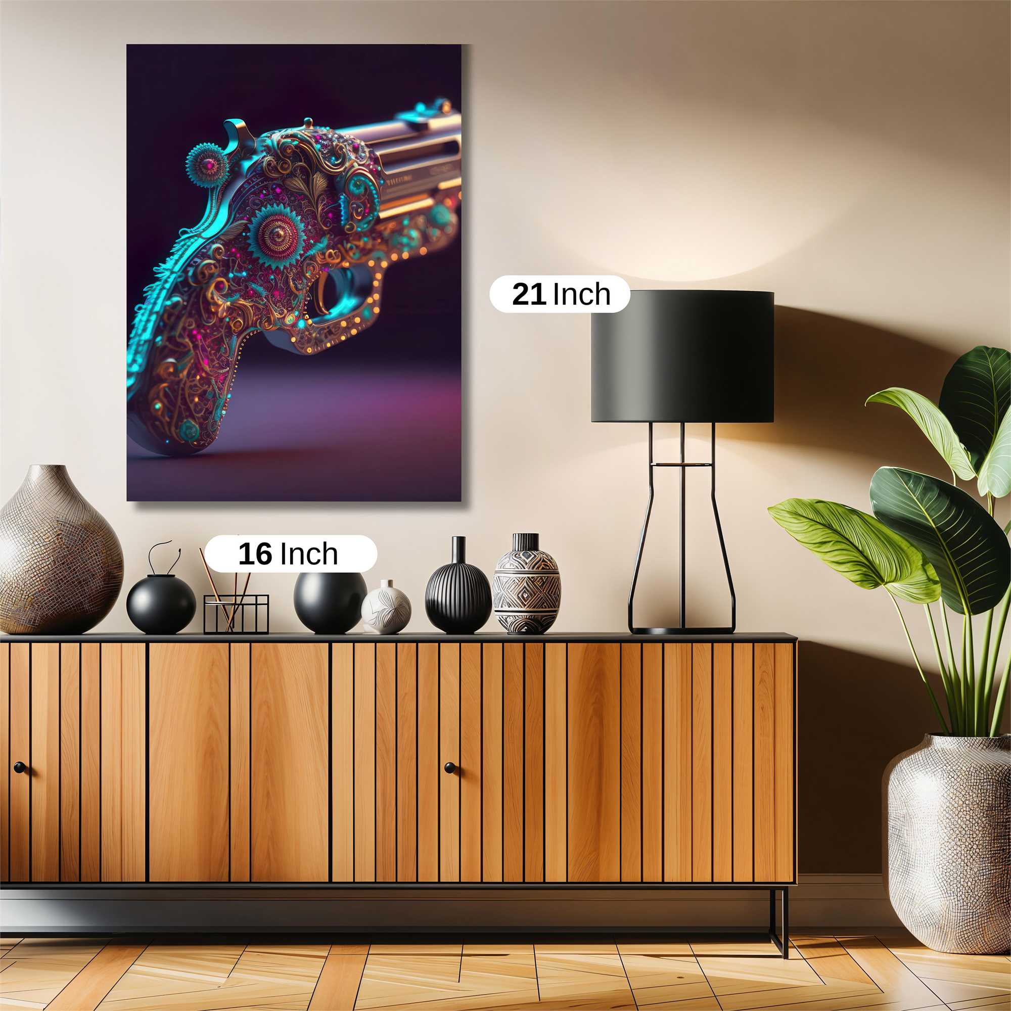 Ornate Enigma Safe Wall Magnetic / M