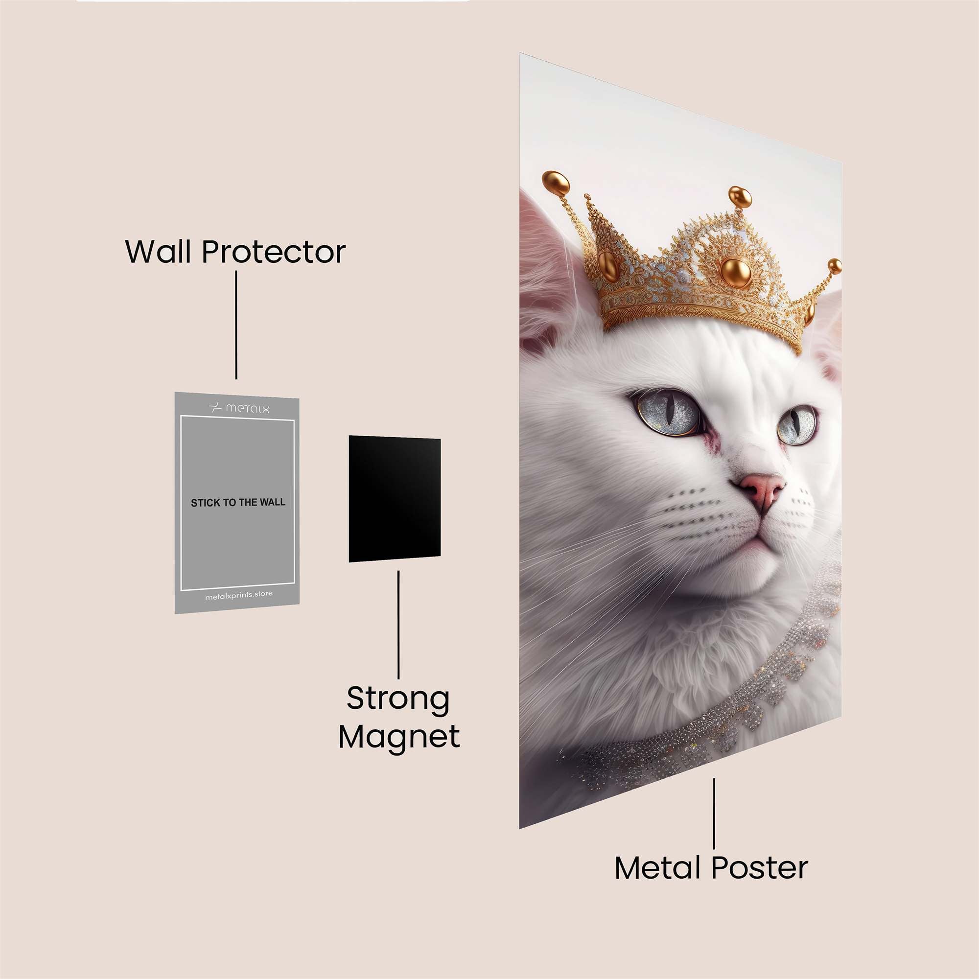 Queenly Majesty Safe Wall Magnetic / M