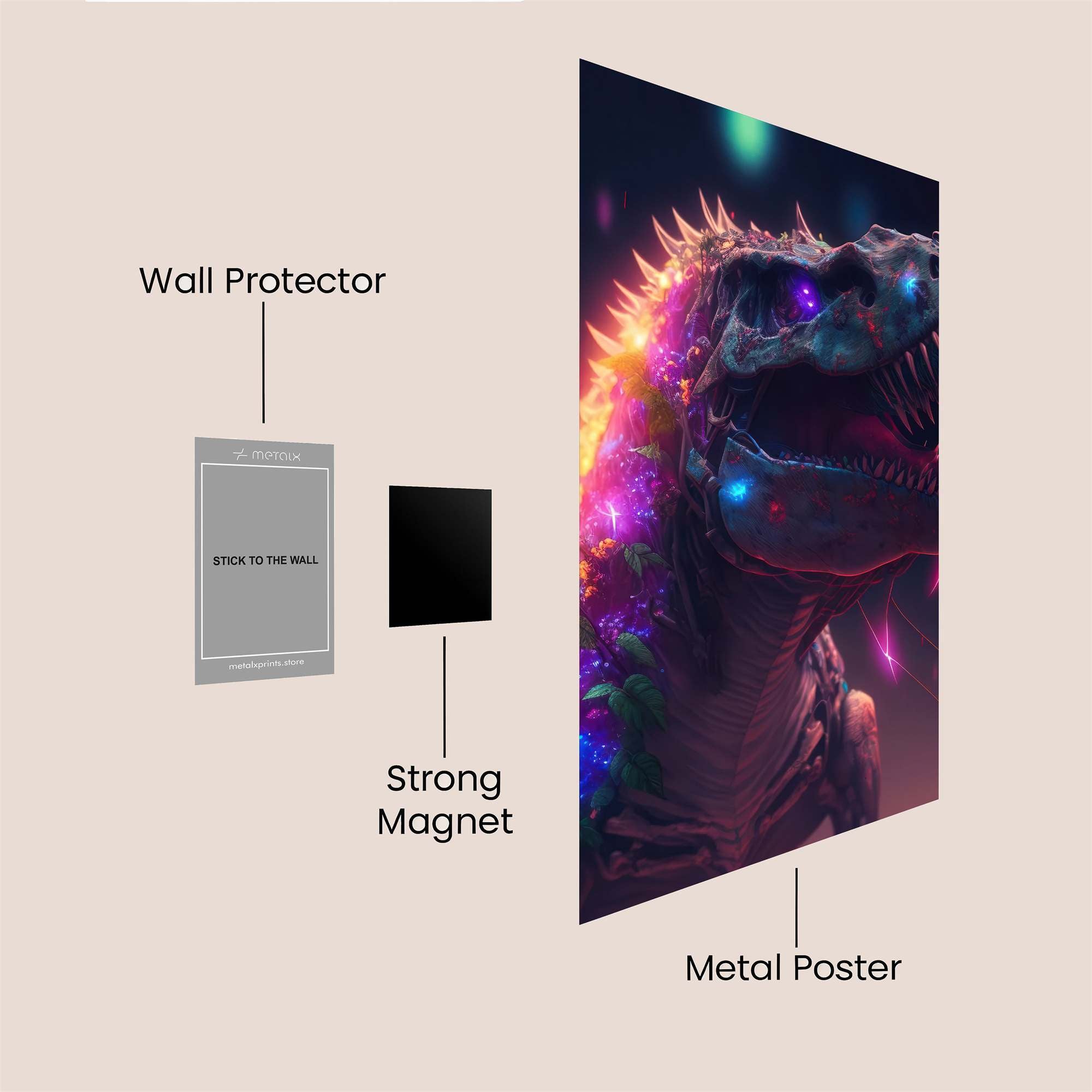 Tyrant Glow Safe Wall Magnetic / M