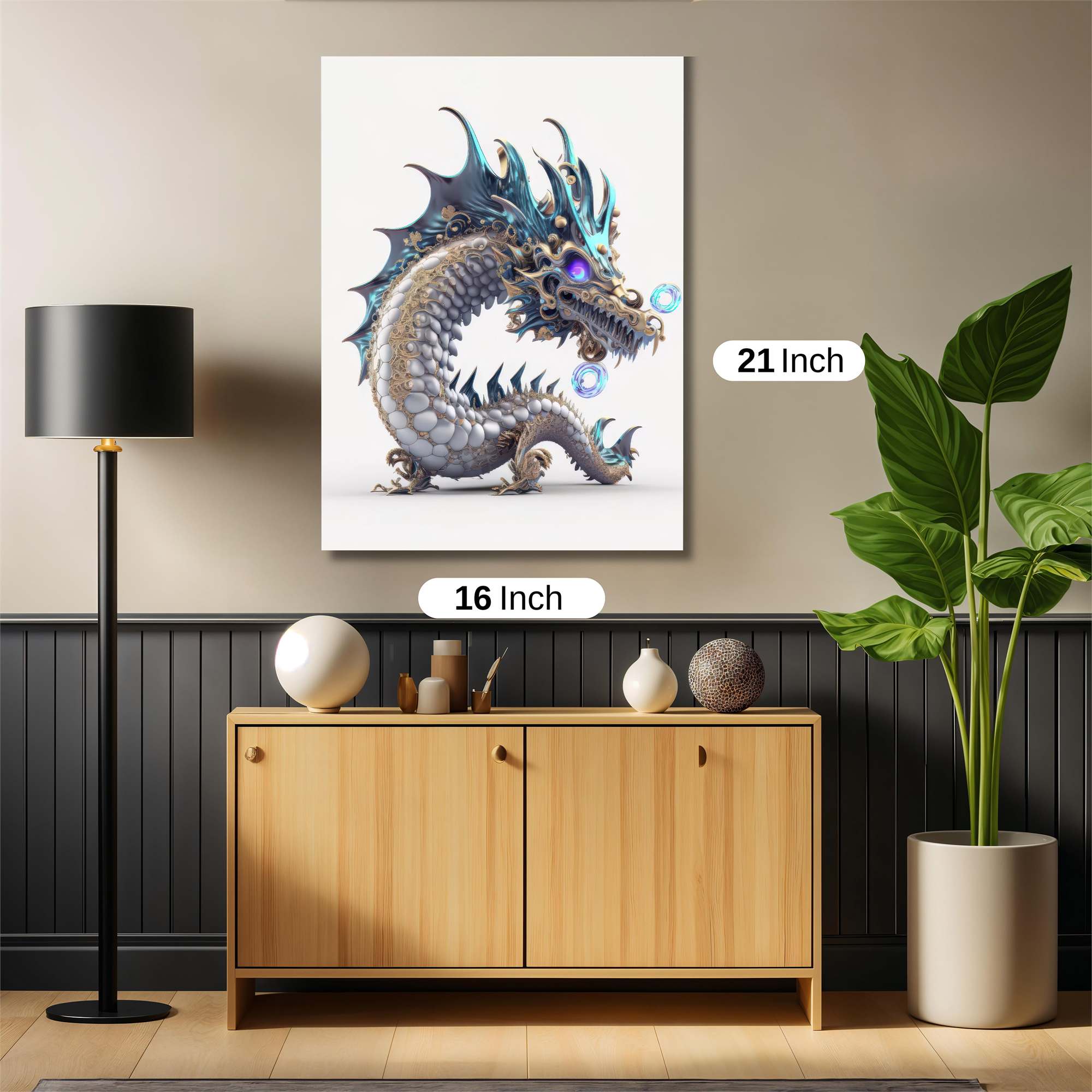 Dragon Whimsy Safe Wall Magnetic / M