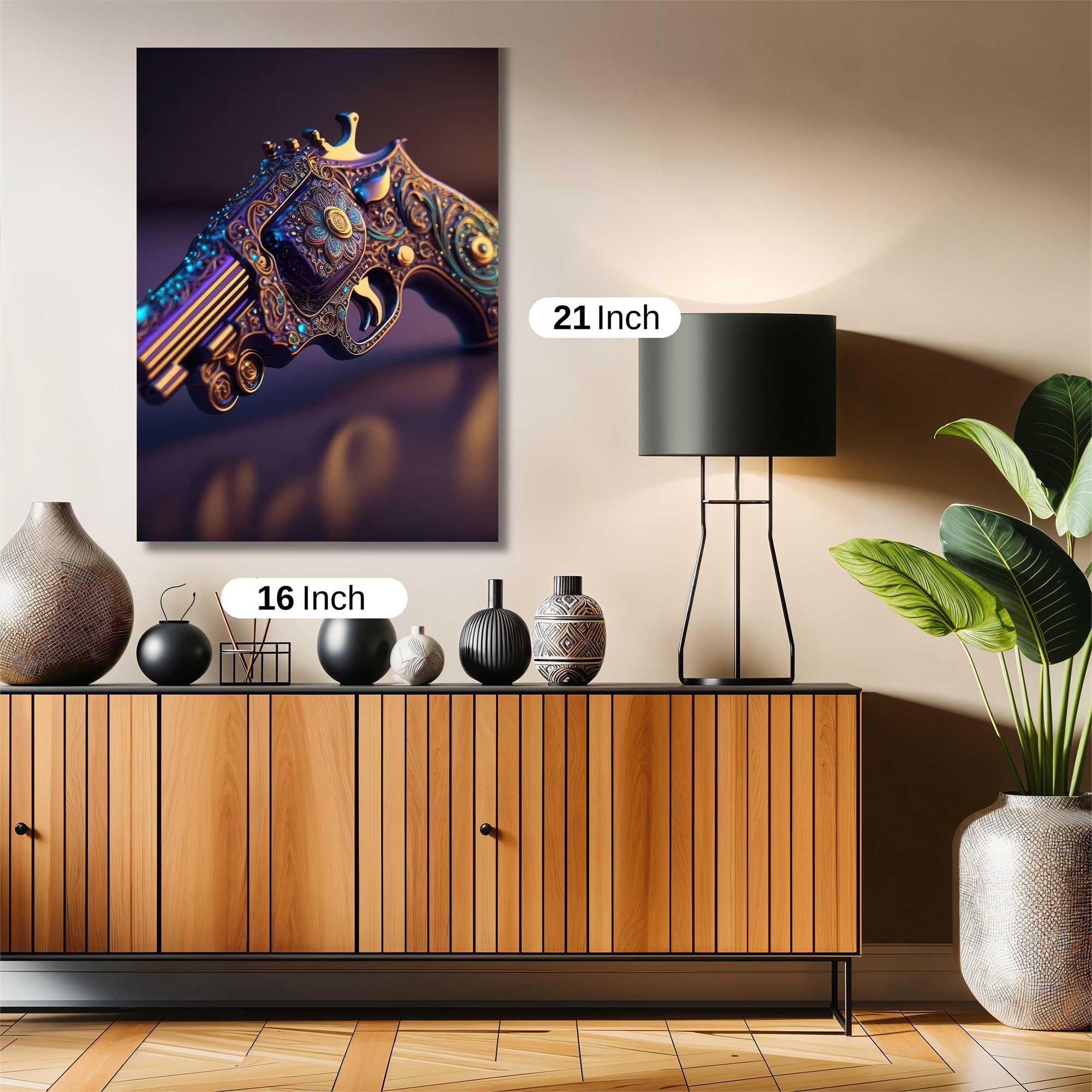 Ornate Enigma Safe Wall Magnetic / M