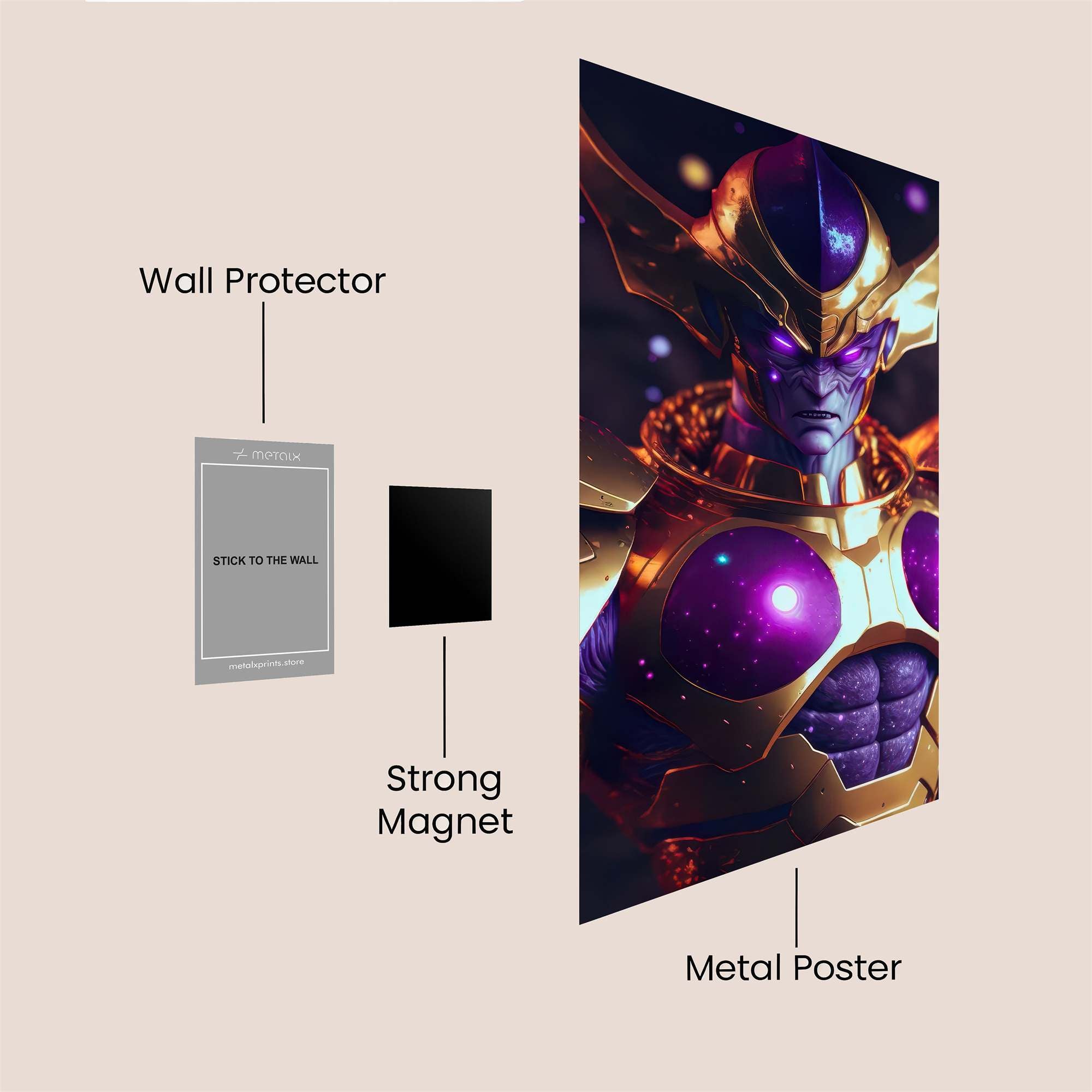 Frieza Regal Safe Wall Magnetic / M