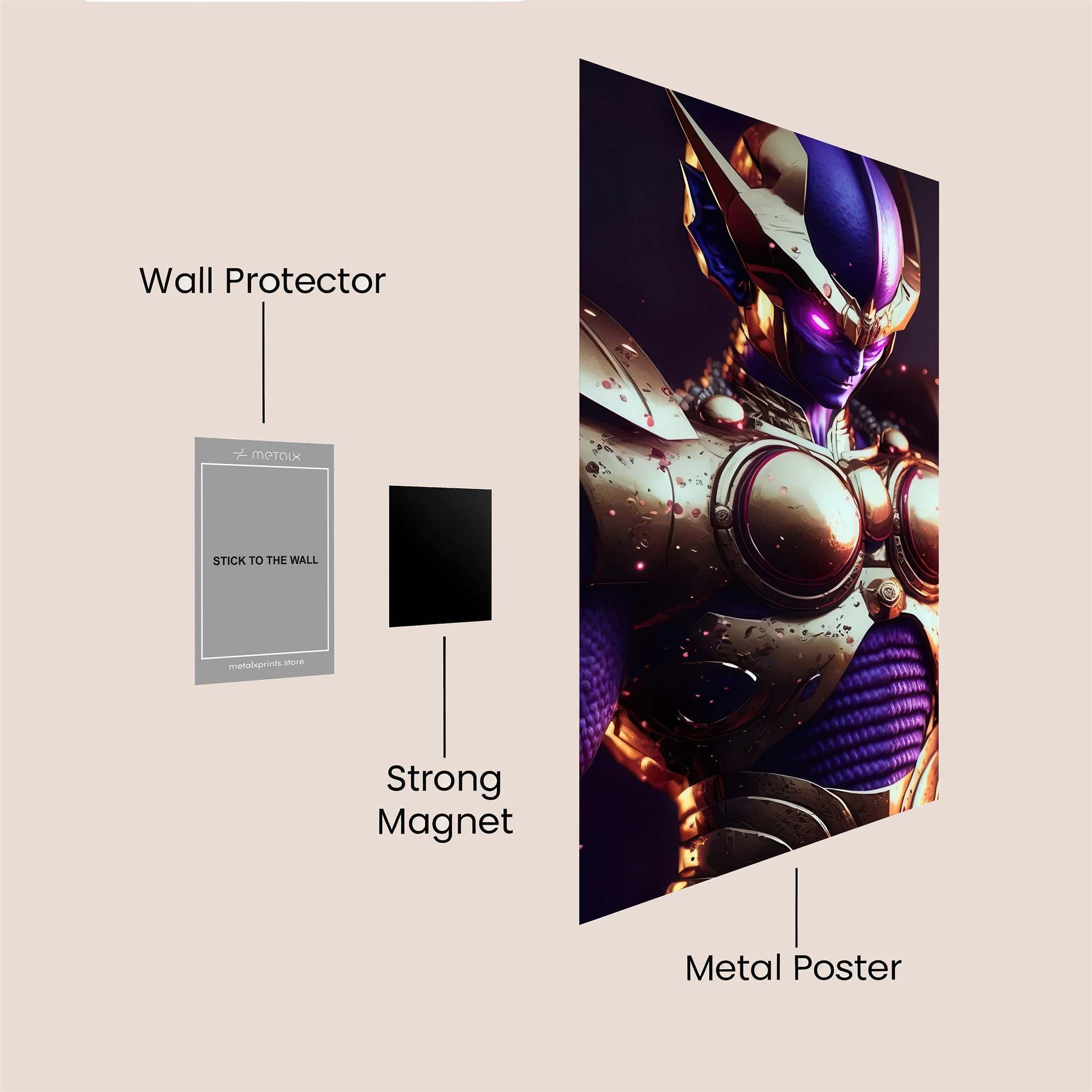 Frieza Regal Safe Wall Magnetic / M