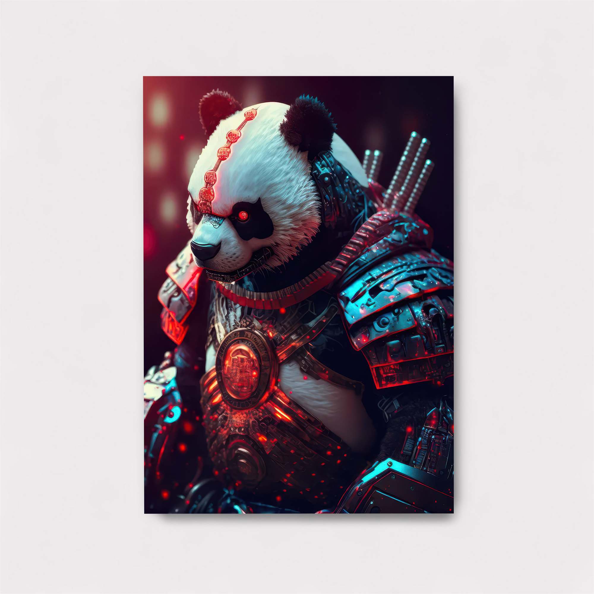Panda Warrior Safe Wall Magnetic / M