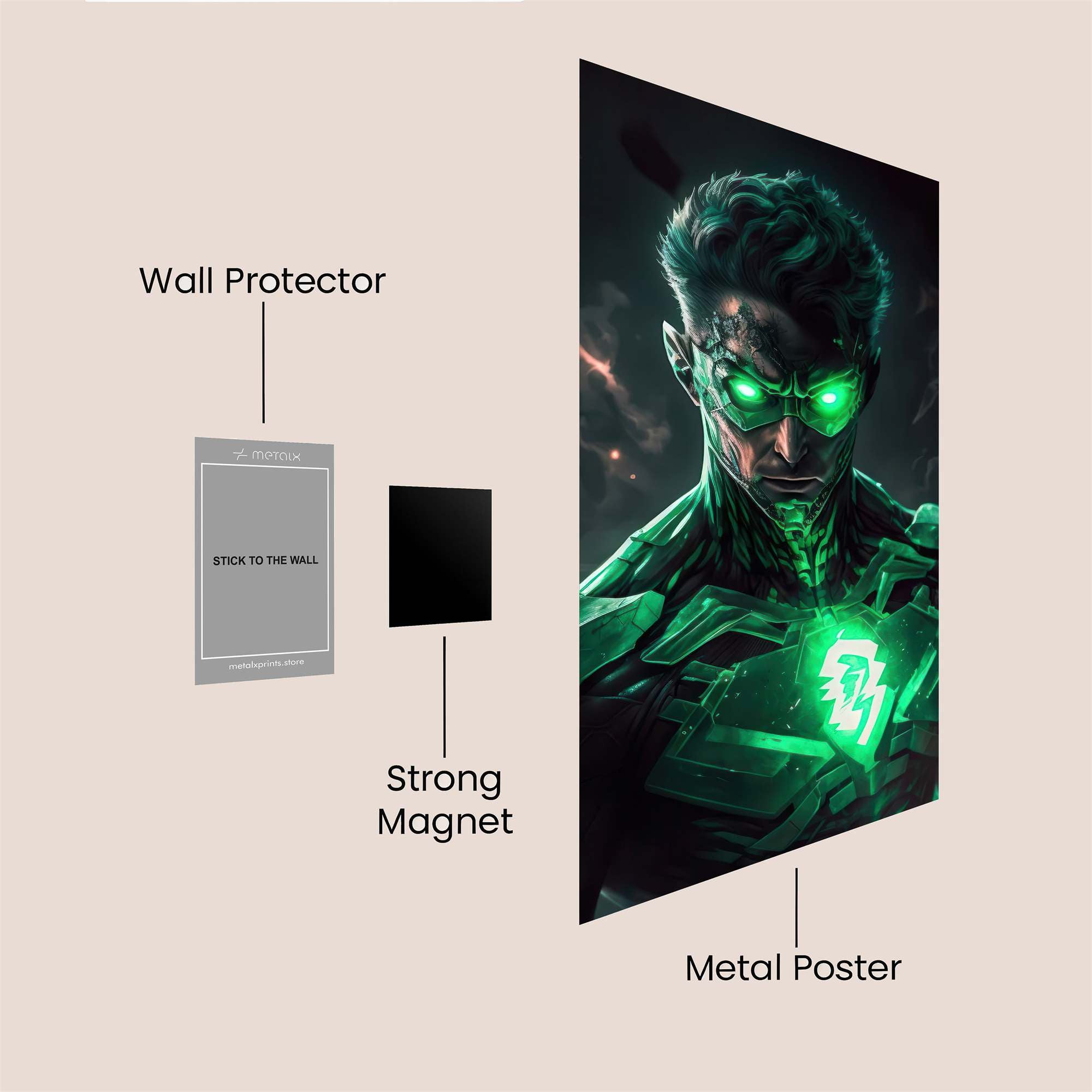 Lantern Fury Safe Wall Magnetic / M