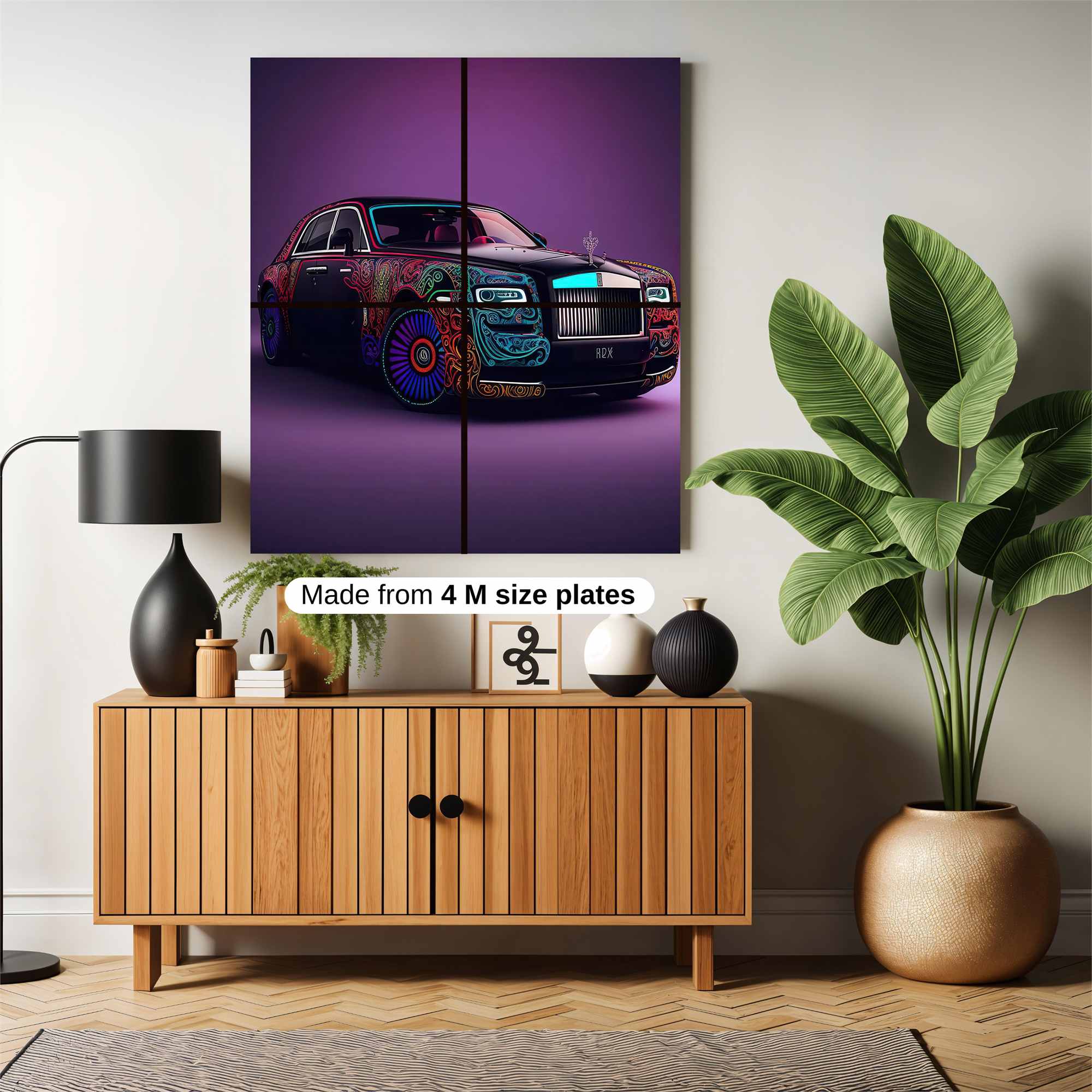 Rolls-Royce Psychedelic Safe Wall Magnetic / M