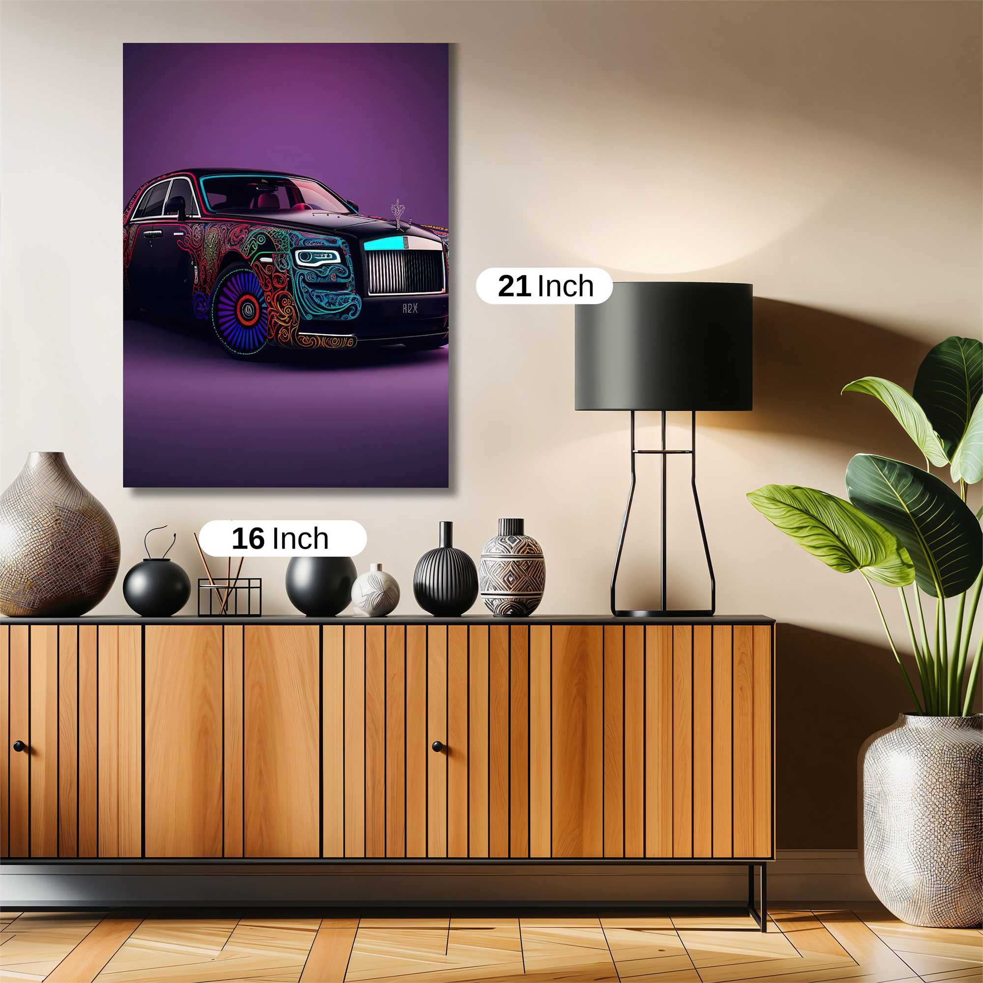 Rolls-Royce Psychedelic Safe Wall Magnetic / M