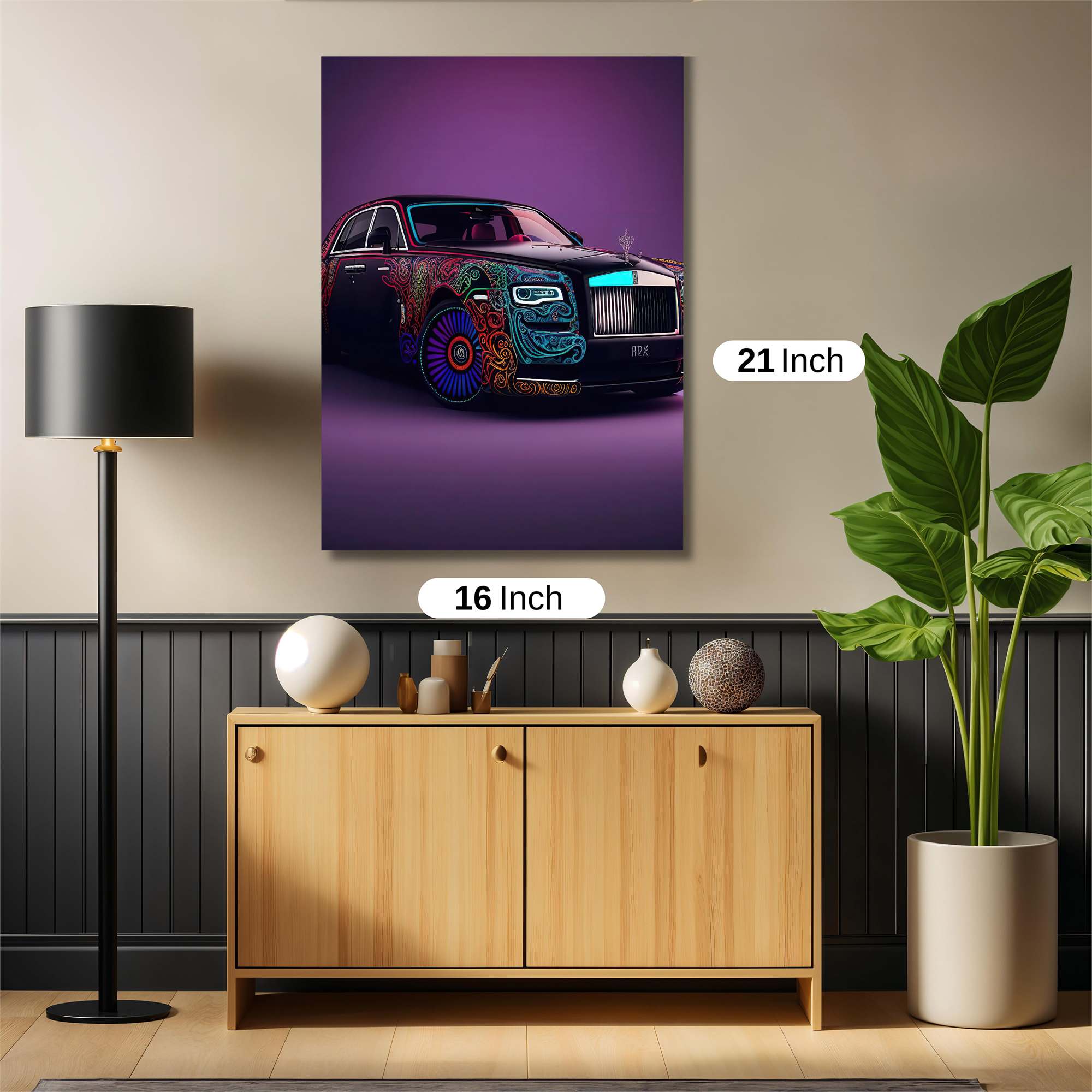 Rolls-Royce Psychedelic Safe Wall Magnetic / M