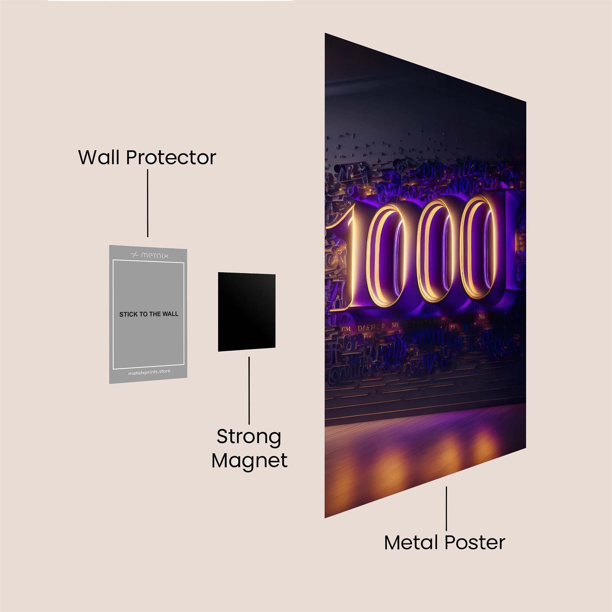 MileStone Safe Wall Magnetic / M