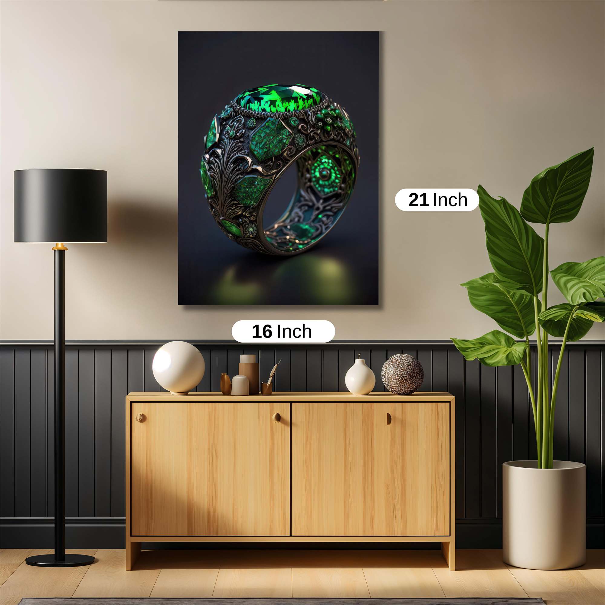 Emerald Enchantment Safe Wall Magnetic / M