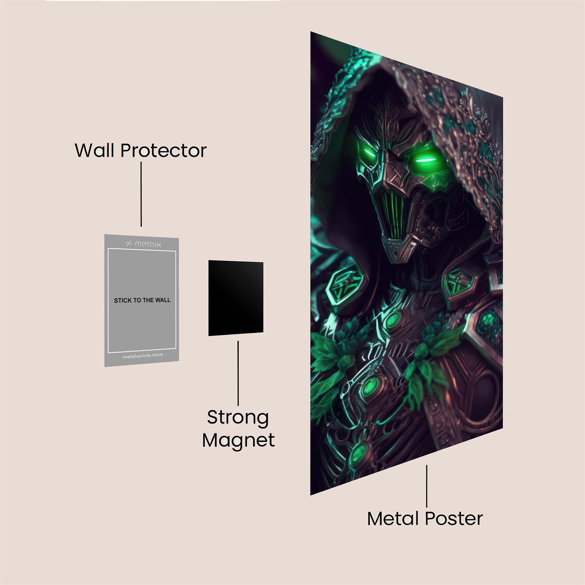 Macabre Sentinel Safe Wall Magnetic / M