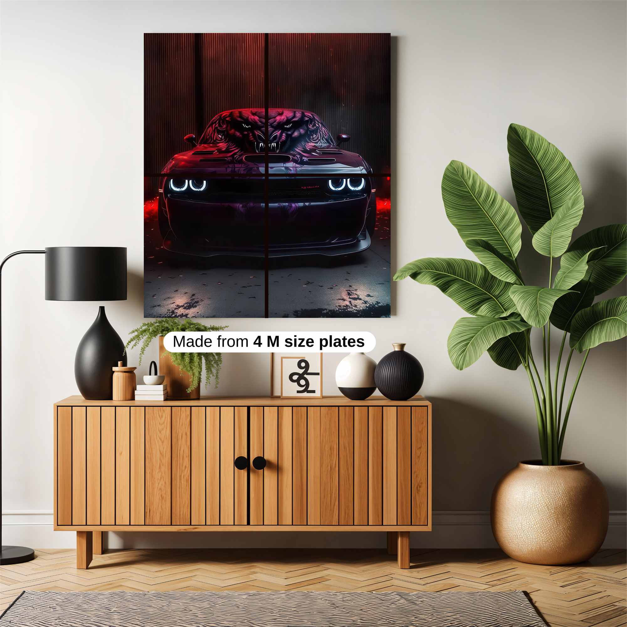 Demon Unleashed Safe Wall Magnetic / M