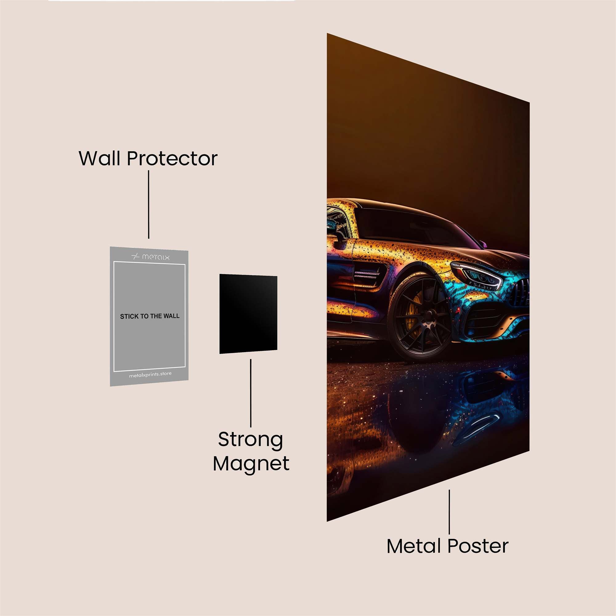 Mercedes Enigmatic Safe Wall Magnetic / M