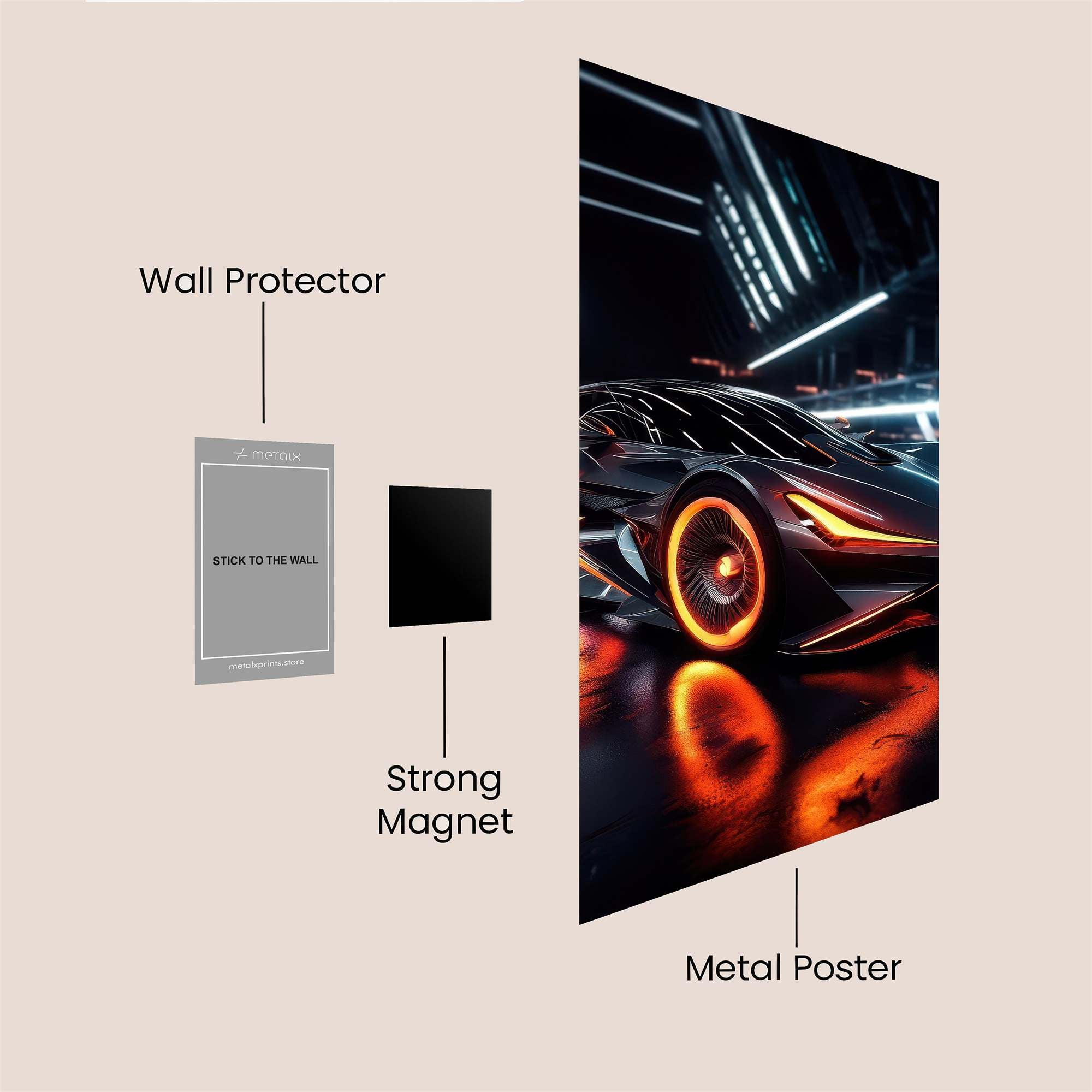 Apex Velocity Safe Wall Magnetic / M