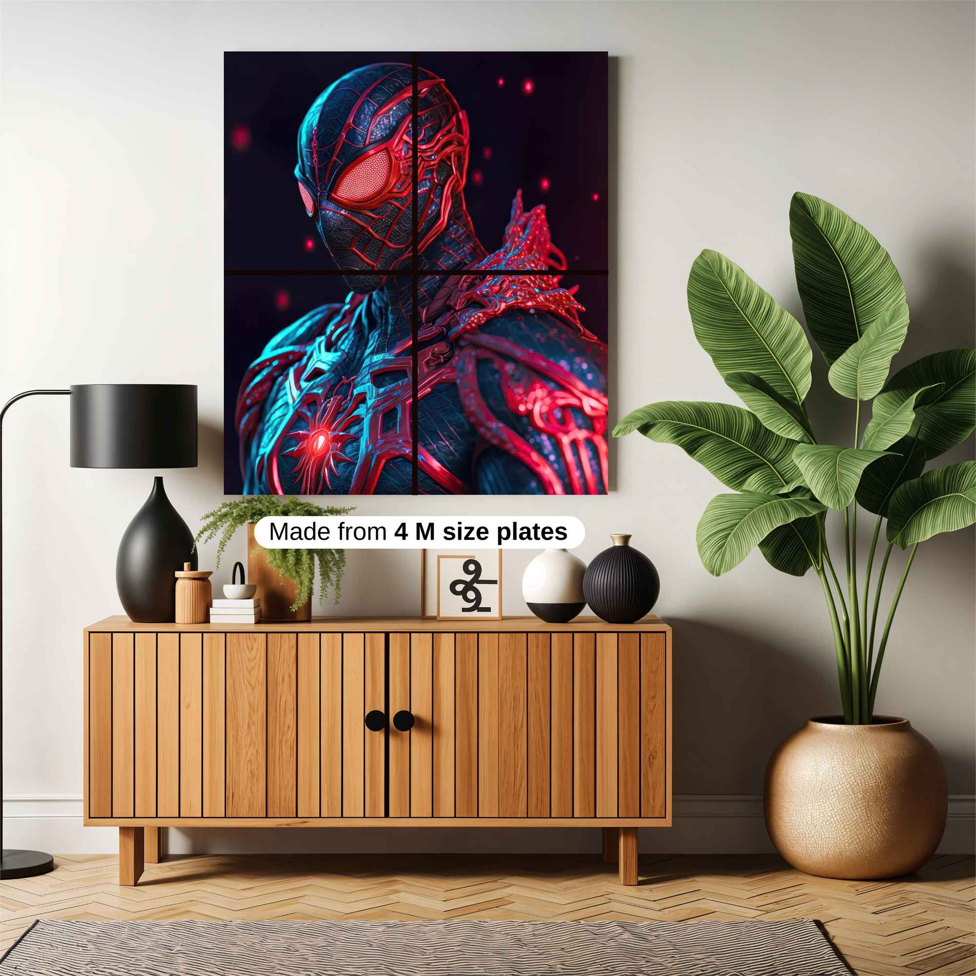 Spider-Menacing Safe Wall Magnetic / M