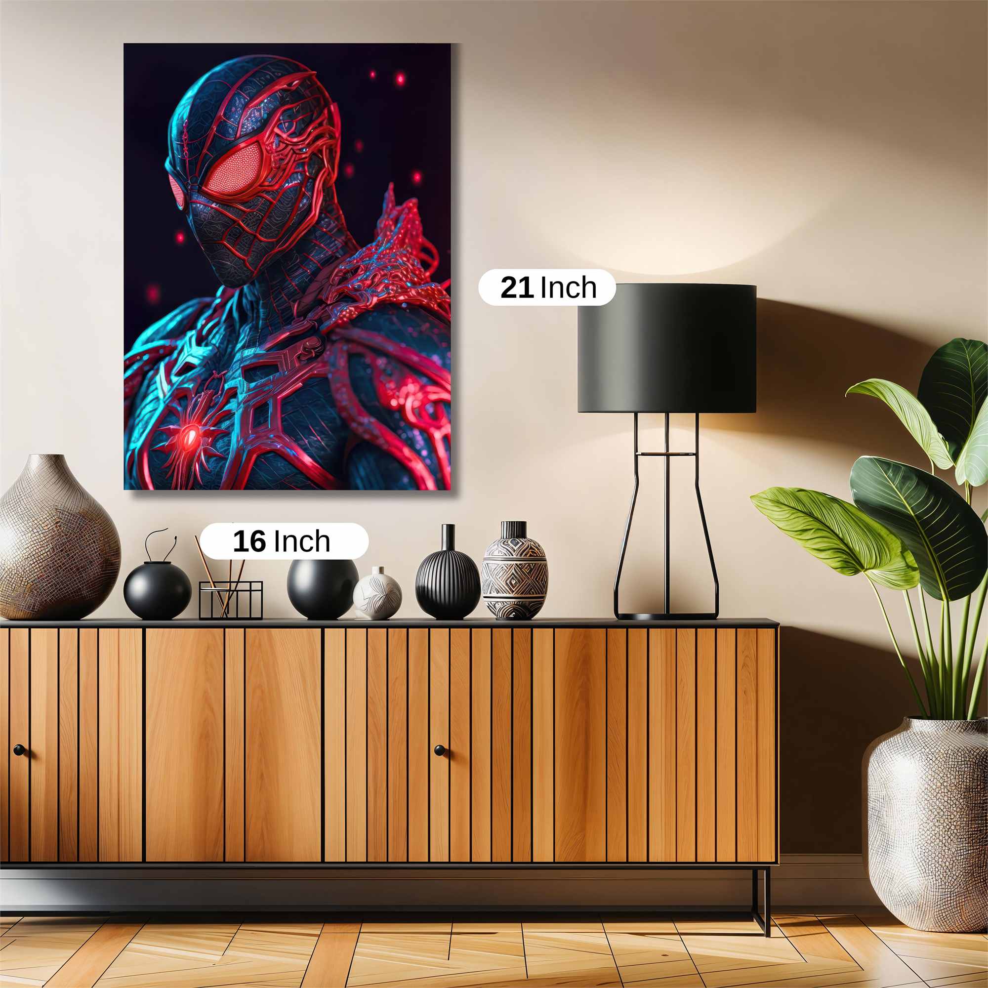 Spider-Menacing Safe Wall Magnetic / M