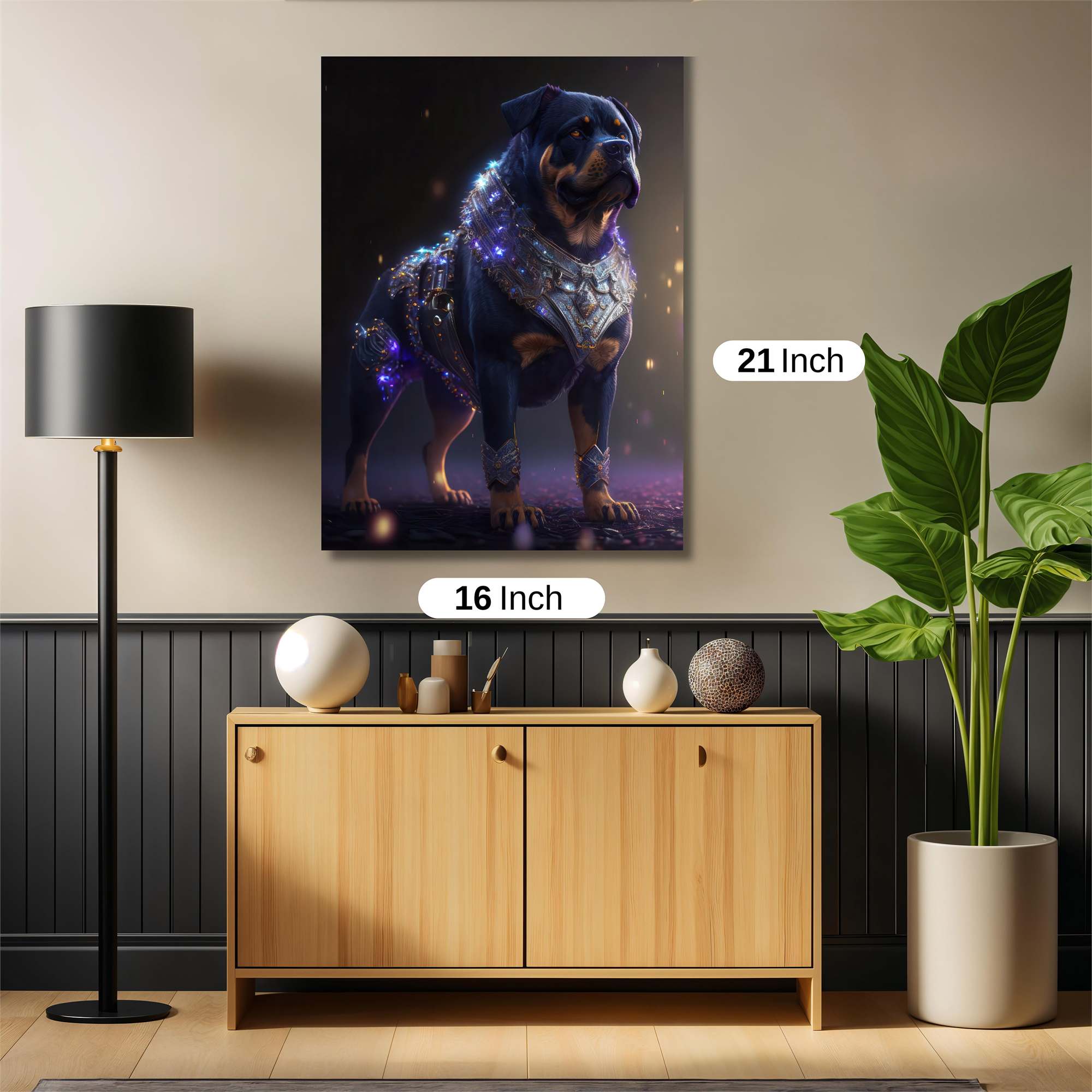 Regal Rottweiler Safe Wall Magnetic / M