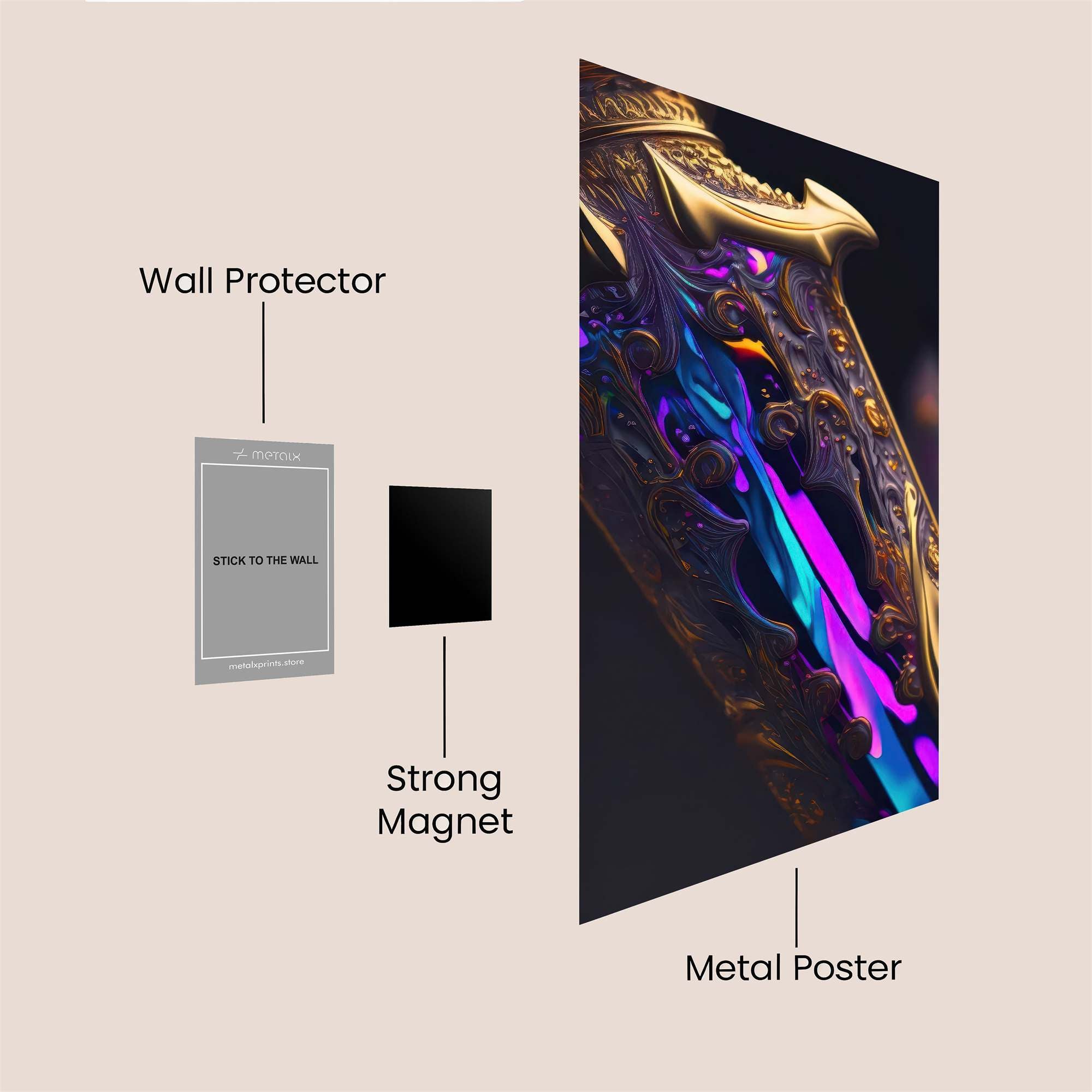 Blade Radiance Safe Wall Magnetic / M
