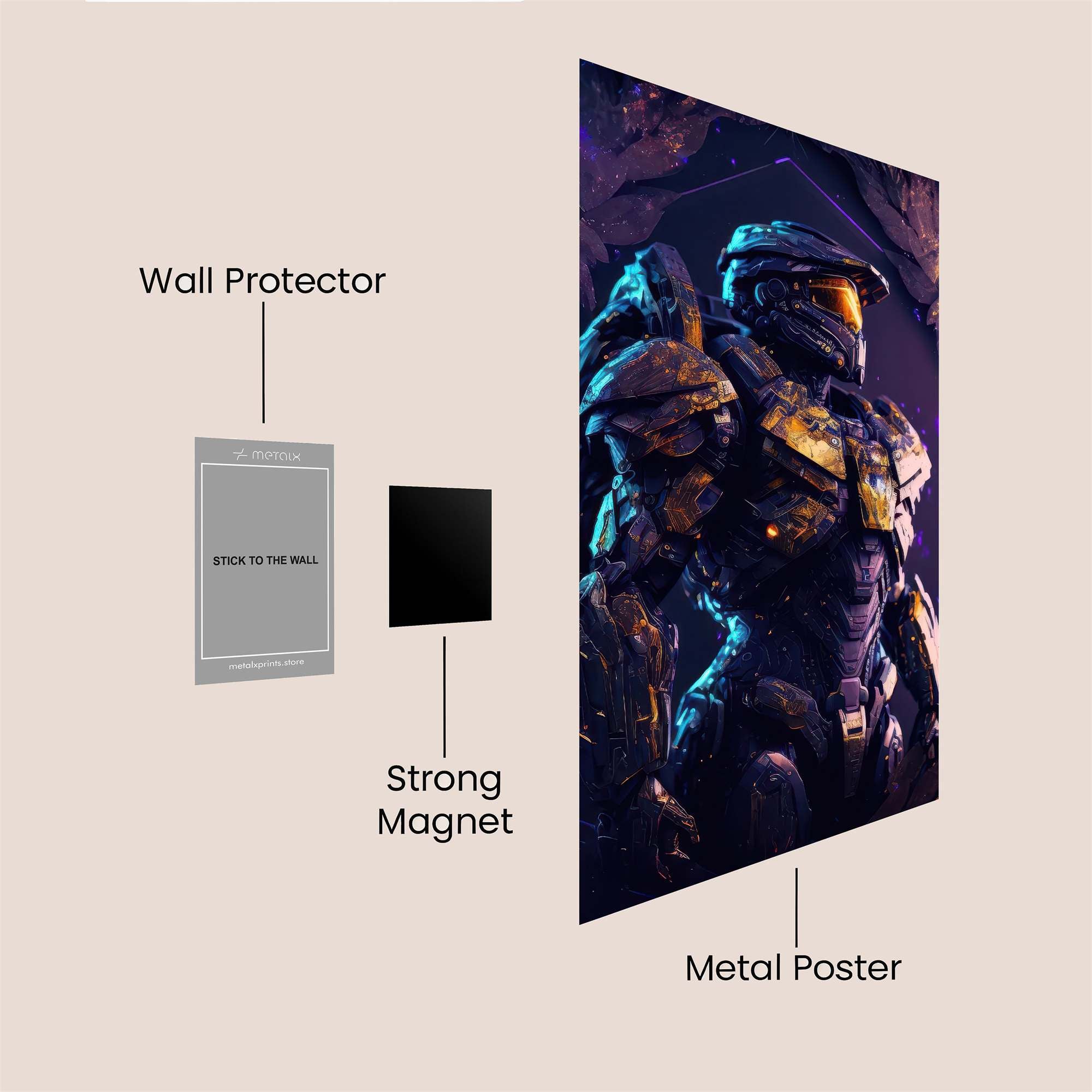 Masterchief Regal Safe Wall Magnetic / M