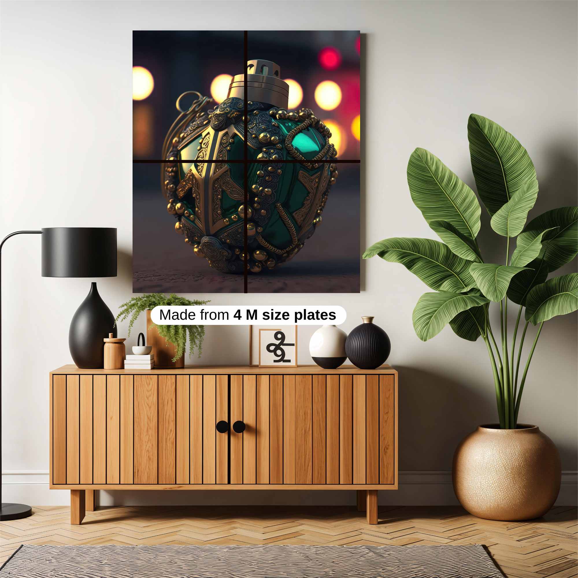 Ornate Enigma Safe Wall Magnetic / M