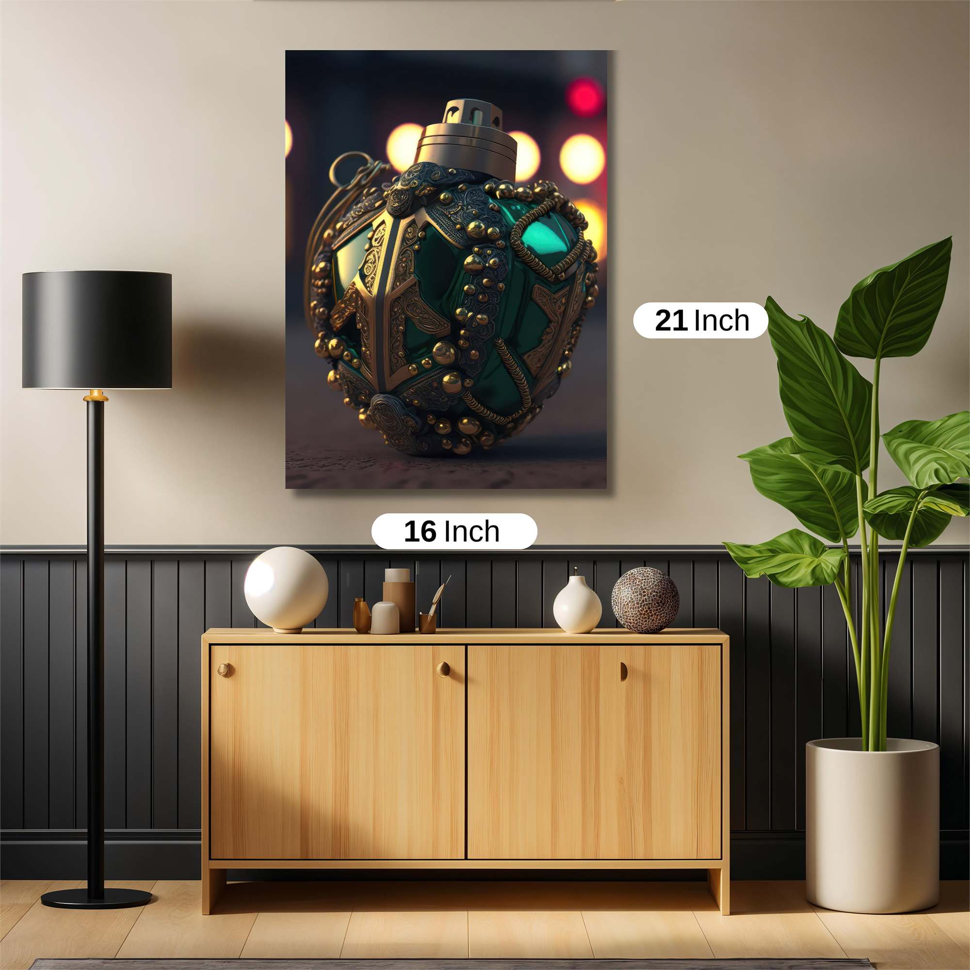 Ornate Enigma Safe Wall Magnetic / M