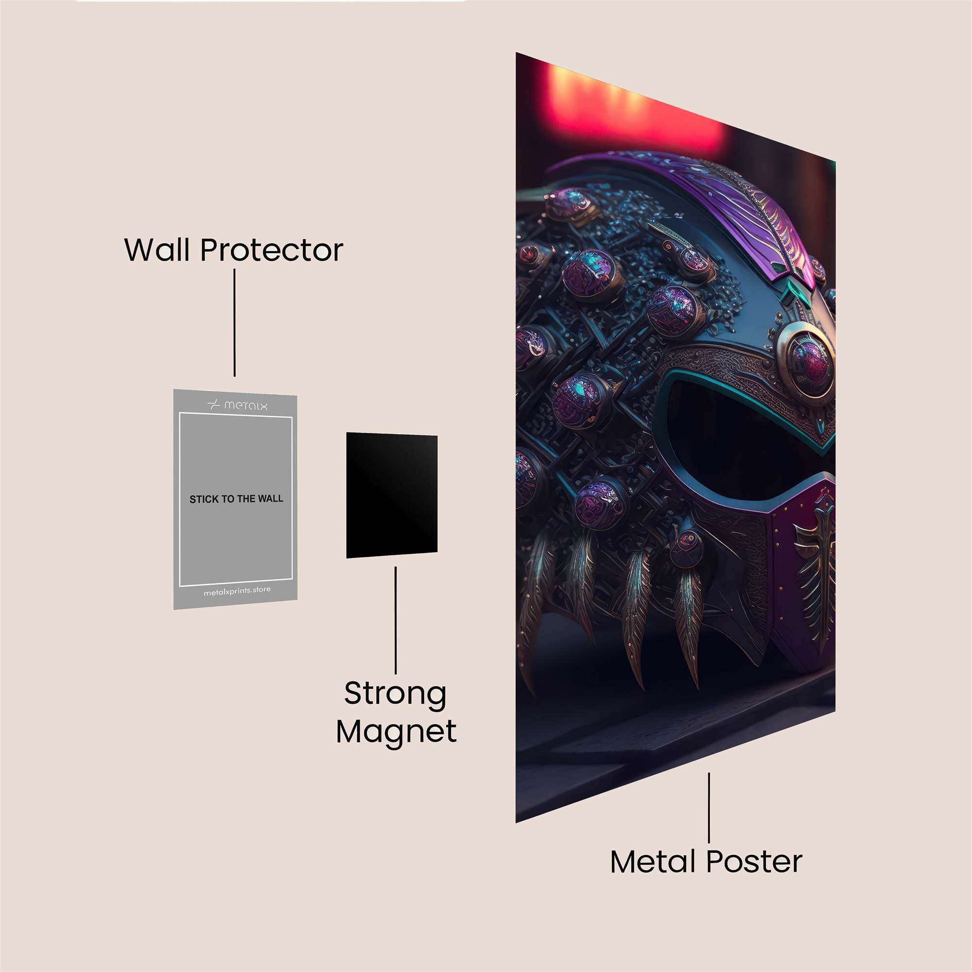 Giger Enigma Safe Wall Magnetic / M