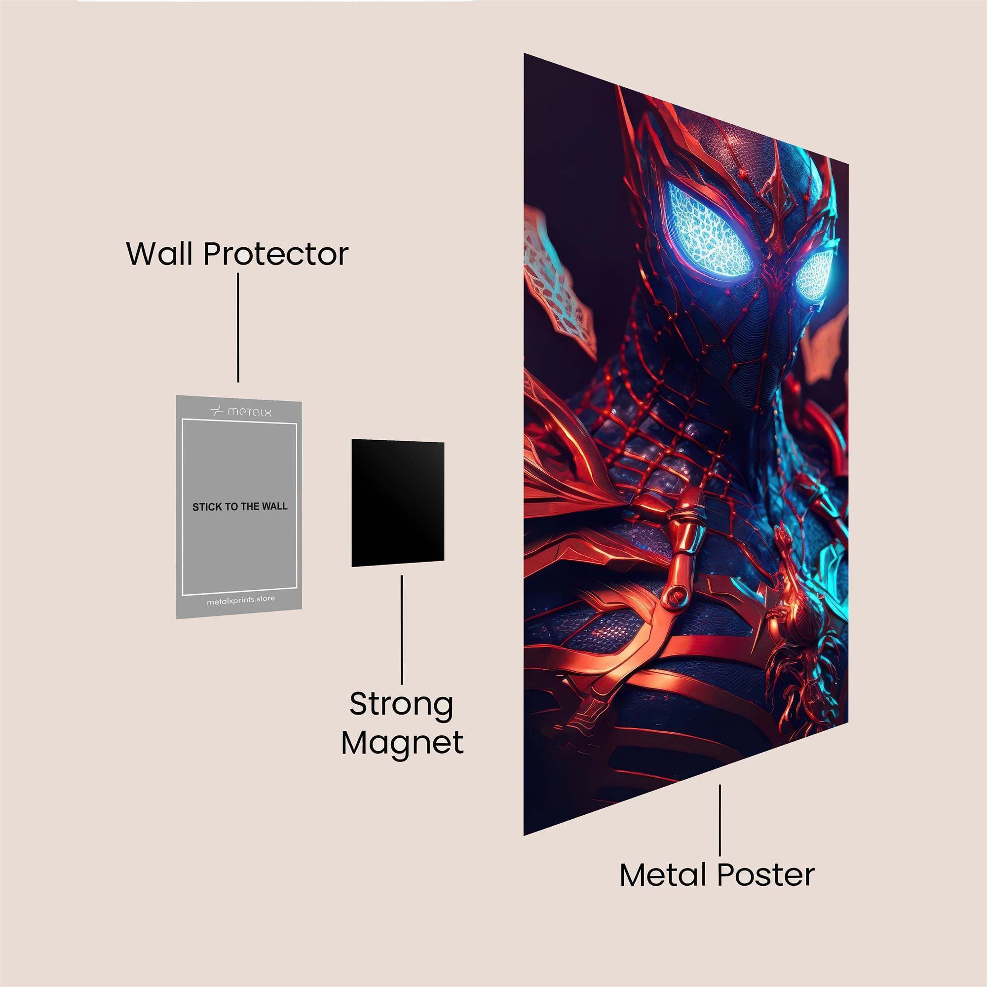 Spider Radiance Safe Wall Magnetic / M