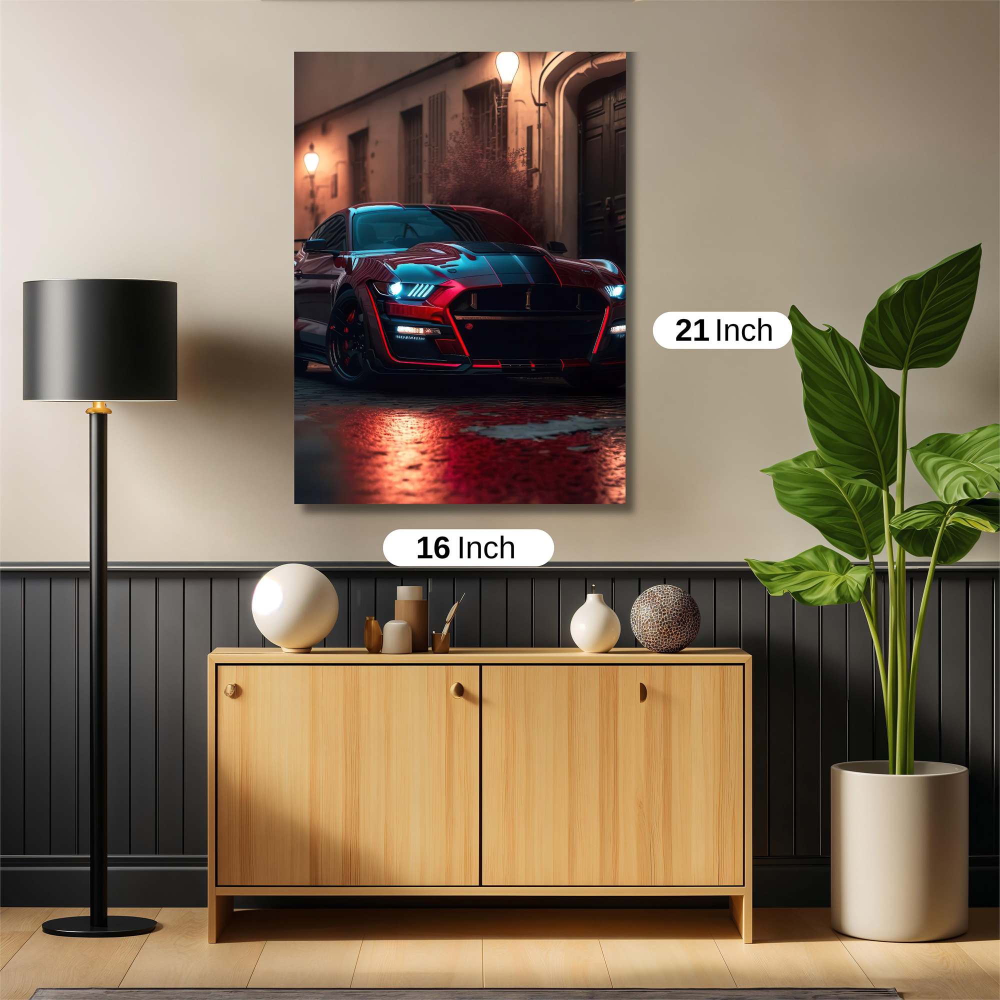 Mustang Menace Safe Wall Magnetic / M