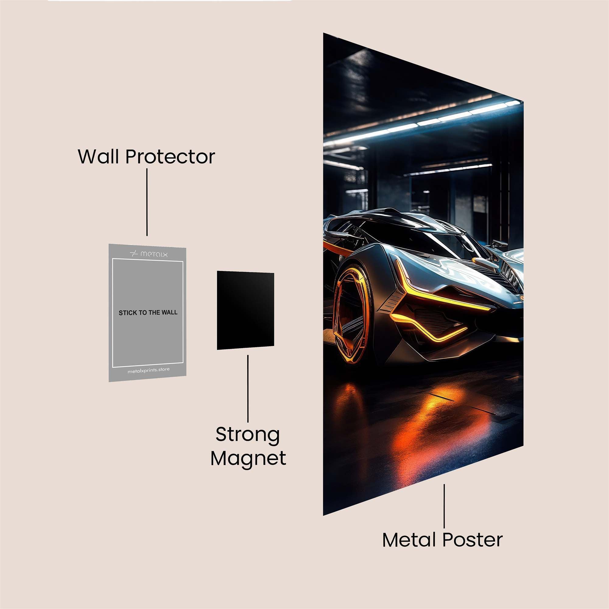 Apex Velocity Safe Wall Magnetic / M