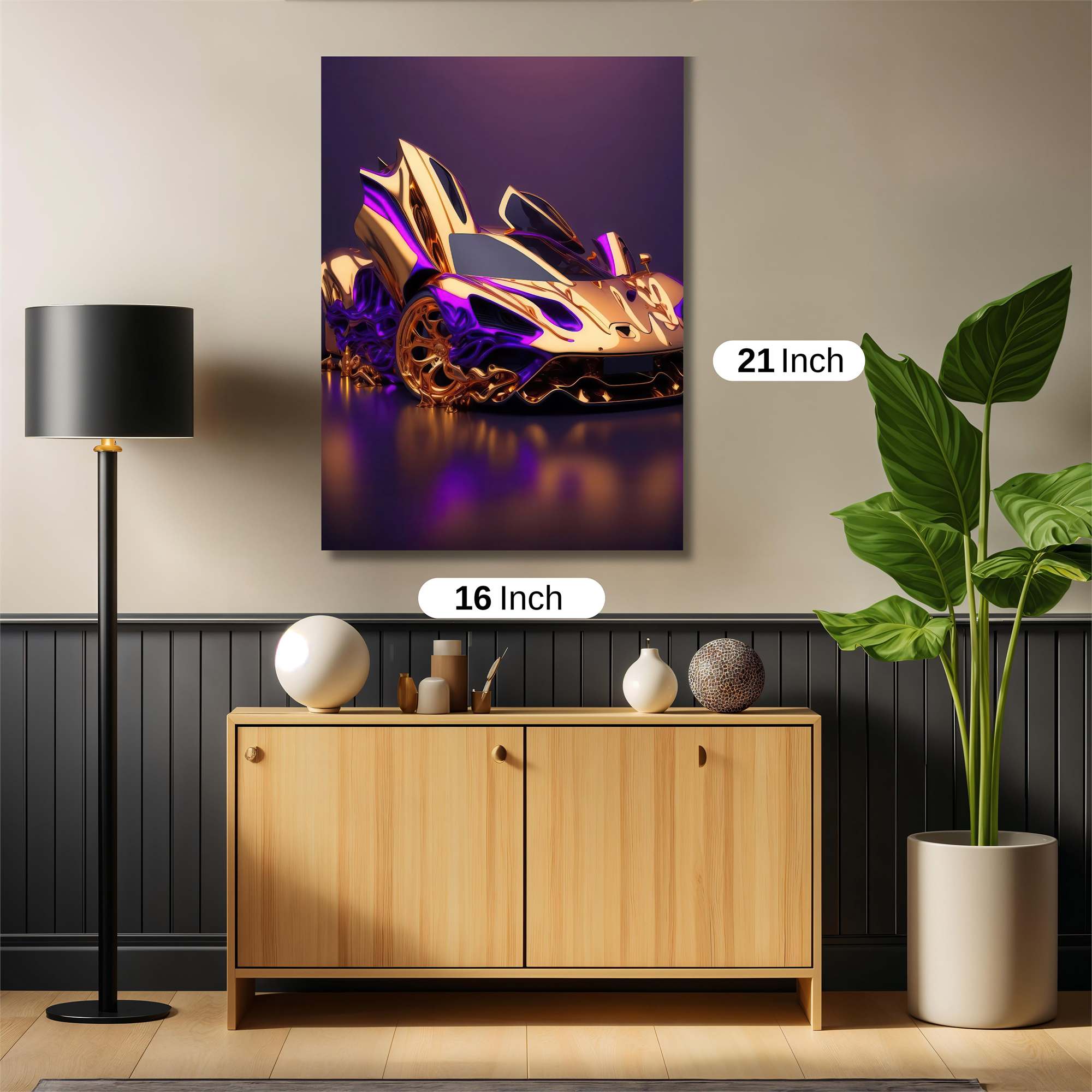 Lamborghini Extravagant Safe Wall Magnetic / M